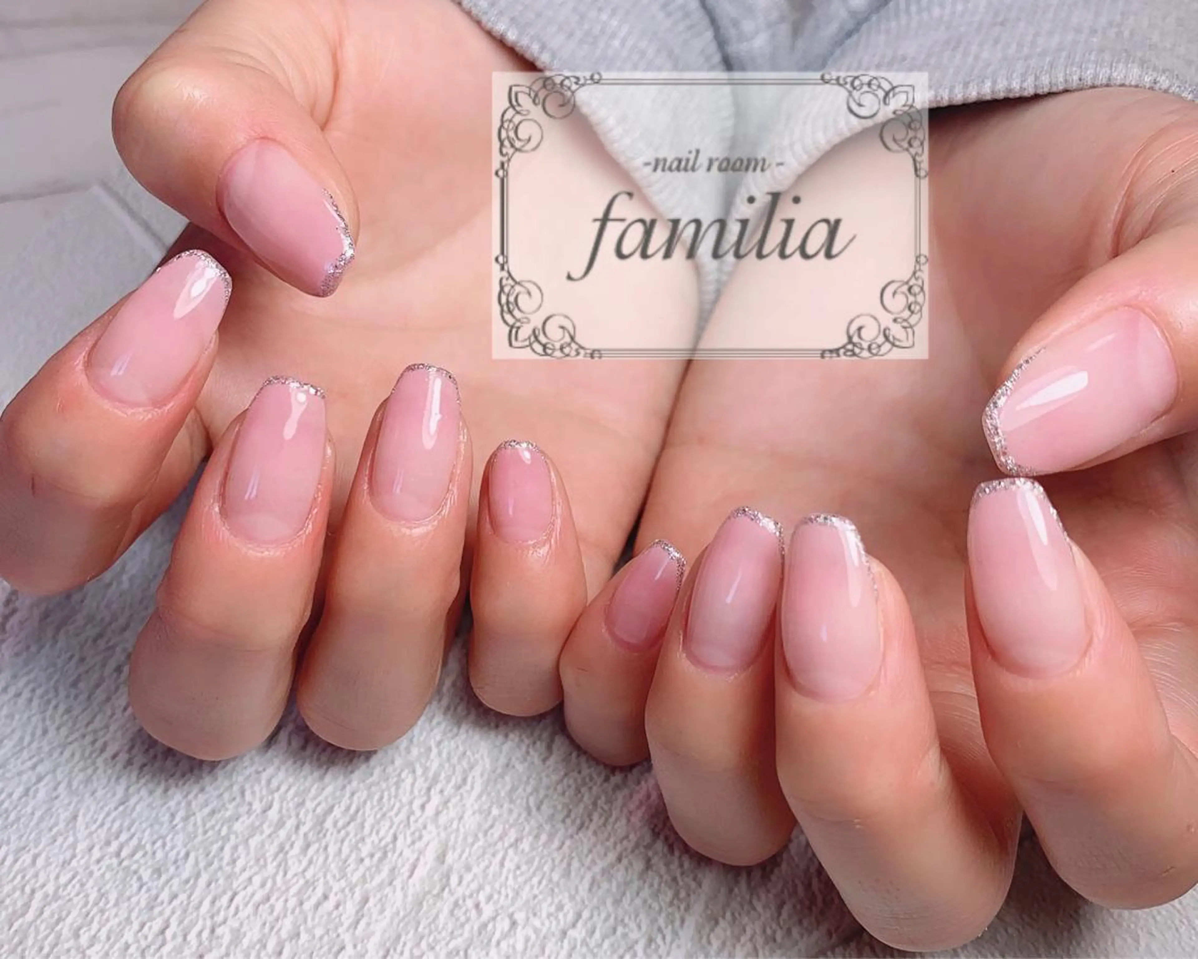 ネイル ラメ(グリッター) ハンドネイル -nailroom- familiaのネイルデザイン