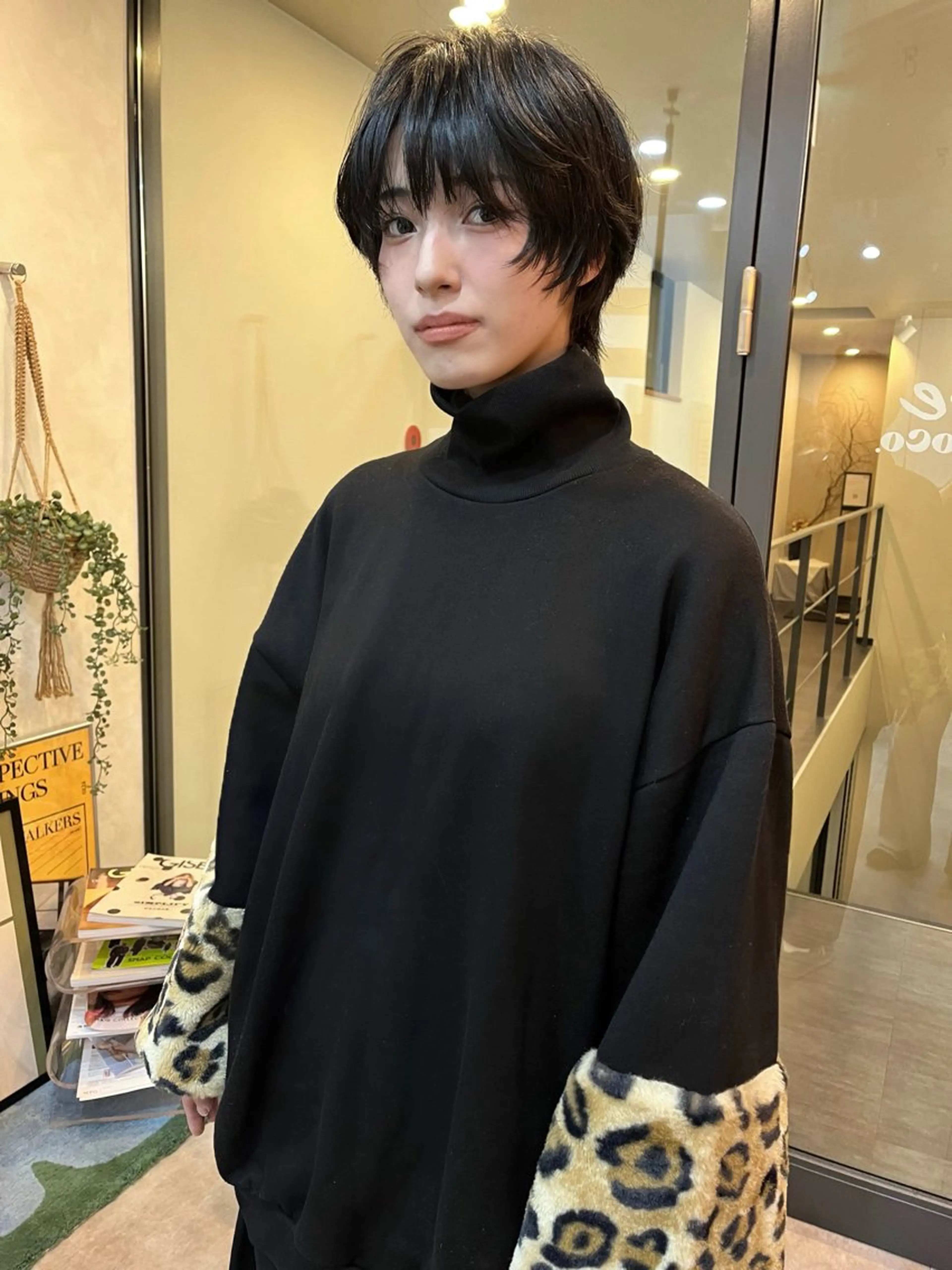 ショート カット トリートメント レイヤー/暖色/ 髪質改善/永礼芳果のヘアスタイル