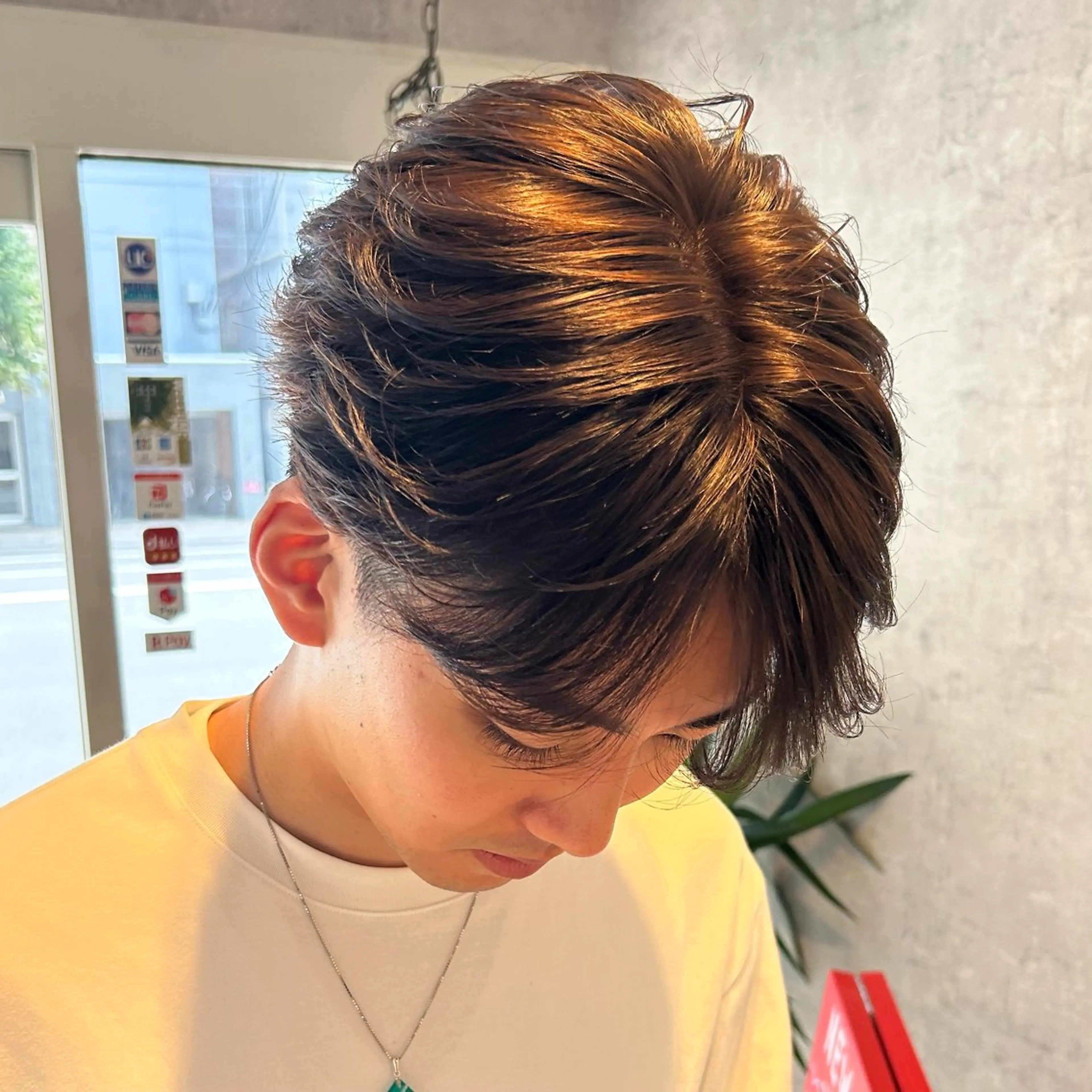 メンズ フェザーパーマ メンズパーマ 波巻きパーマ カット yori所属・メンズパーマ/メンズ カット/たばたよしきのヘアスタイル