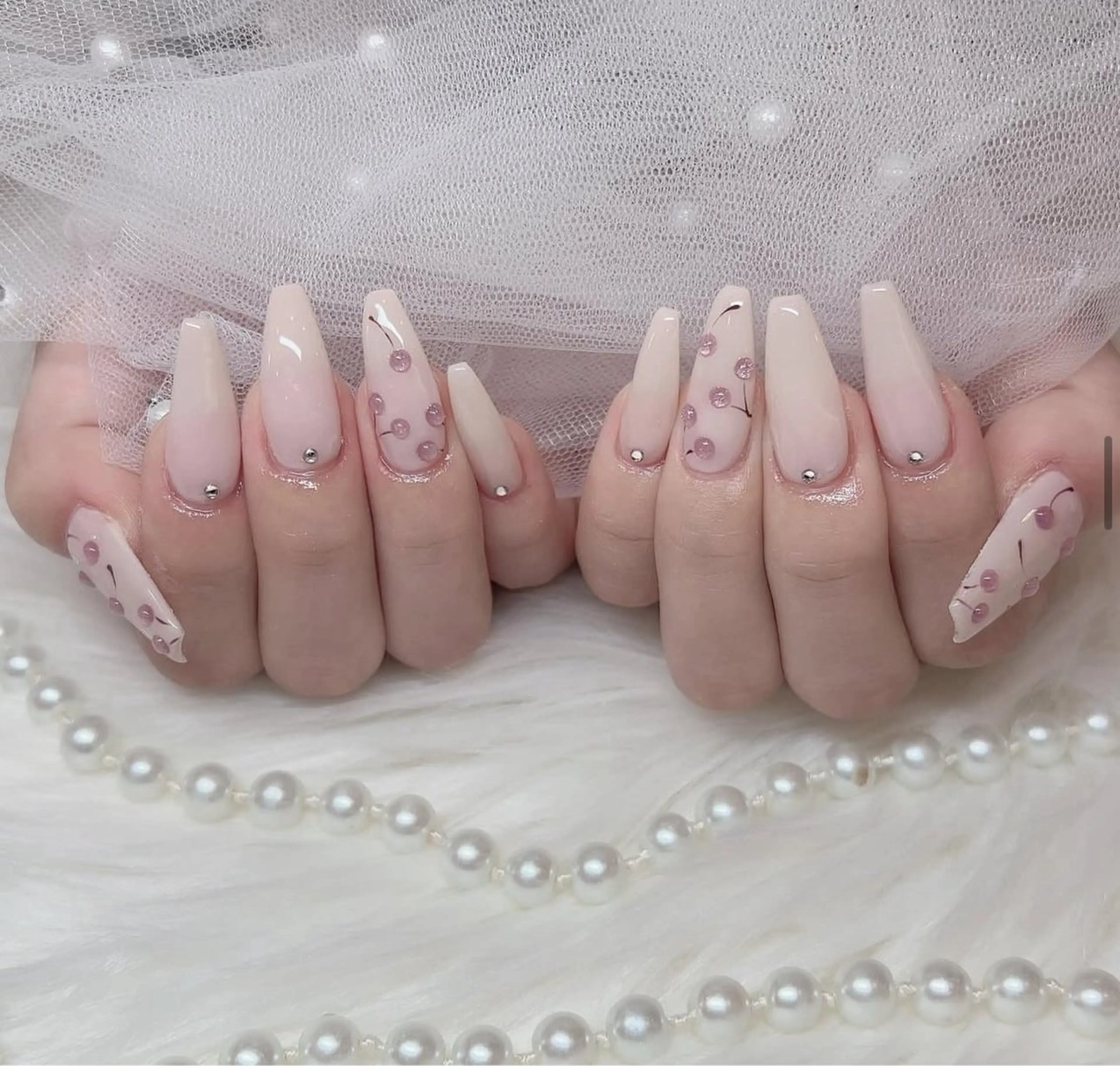 ネイル ジェルネイル 韓国ネイル マグネットネイル ネイルチップ 冬ネイル ハンドネイル Lenie Nailのネイルデザイン