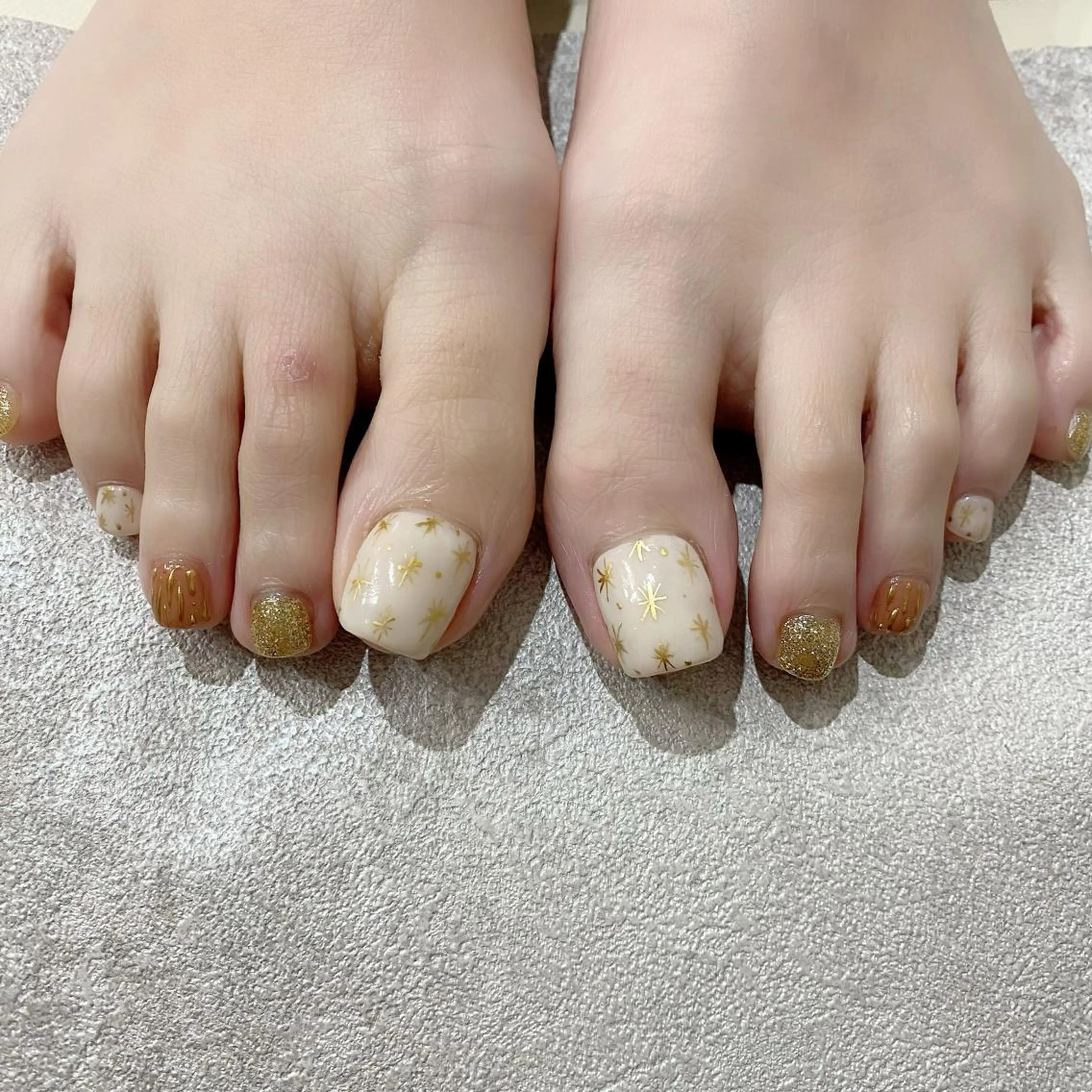 ネイル フットネイル 冬ネイル ハンドネイル Salon Ｋのネイルデザイン