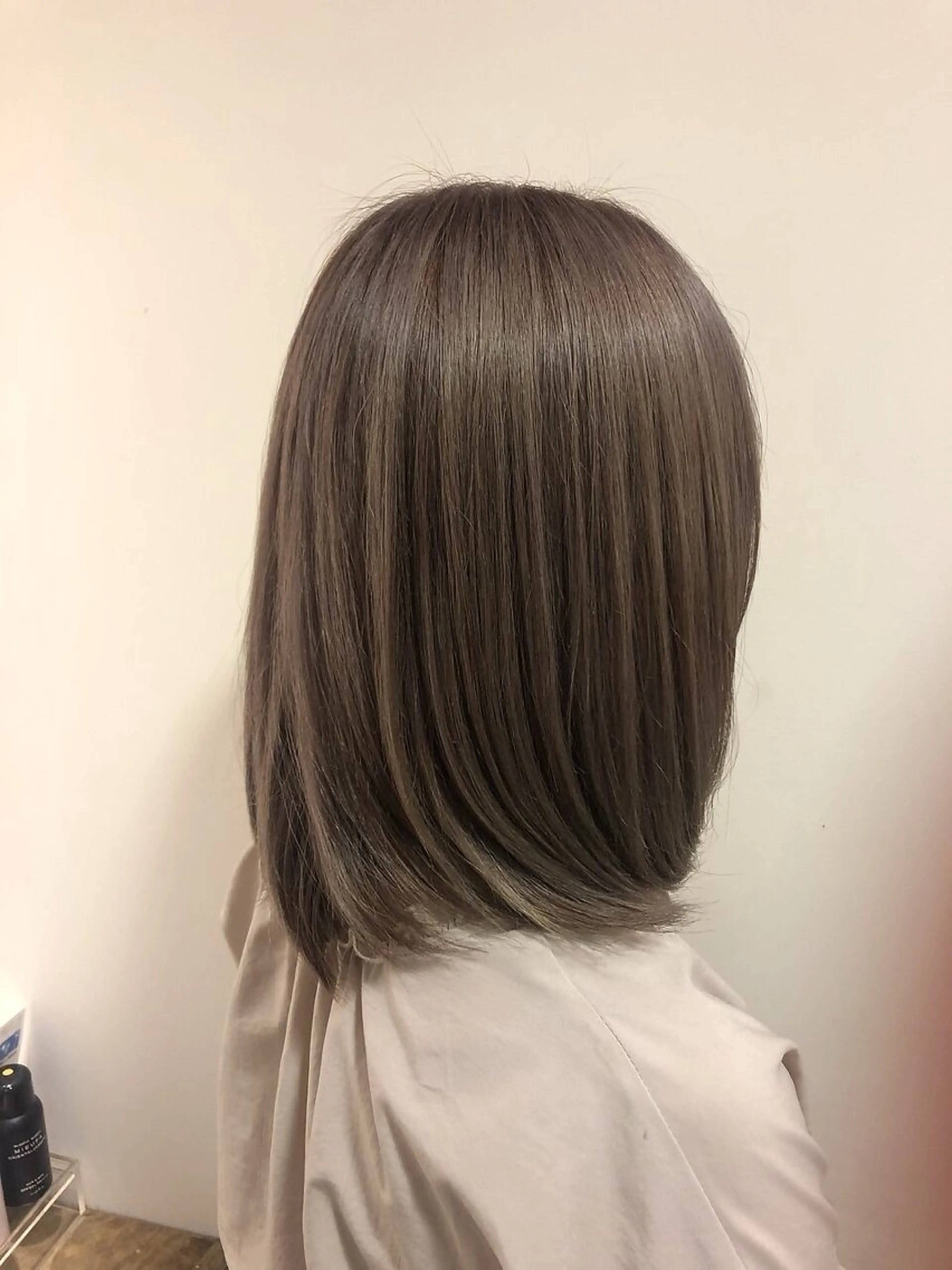 セミロング たなか すずはのヘアスタイル