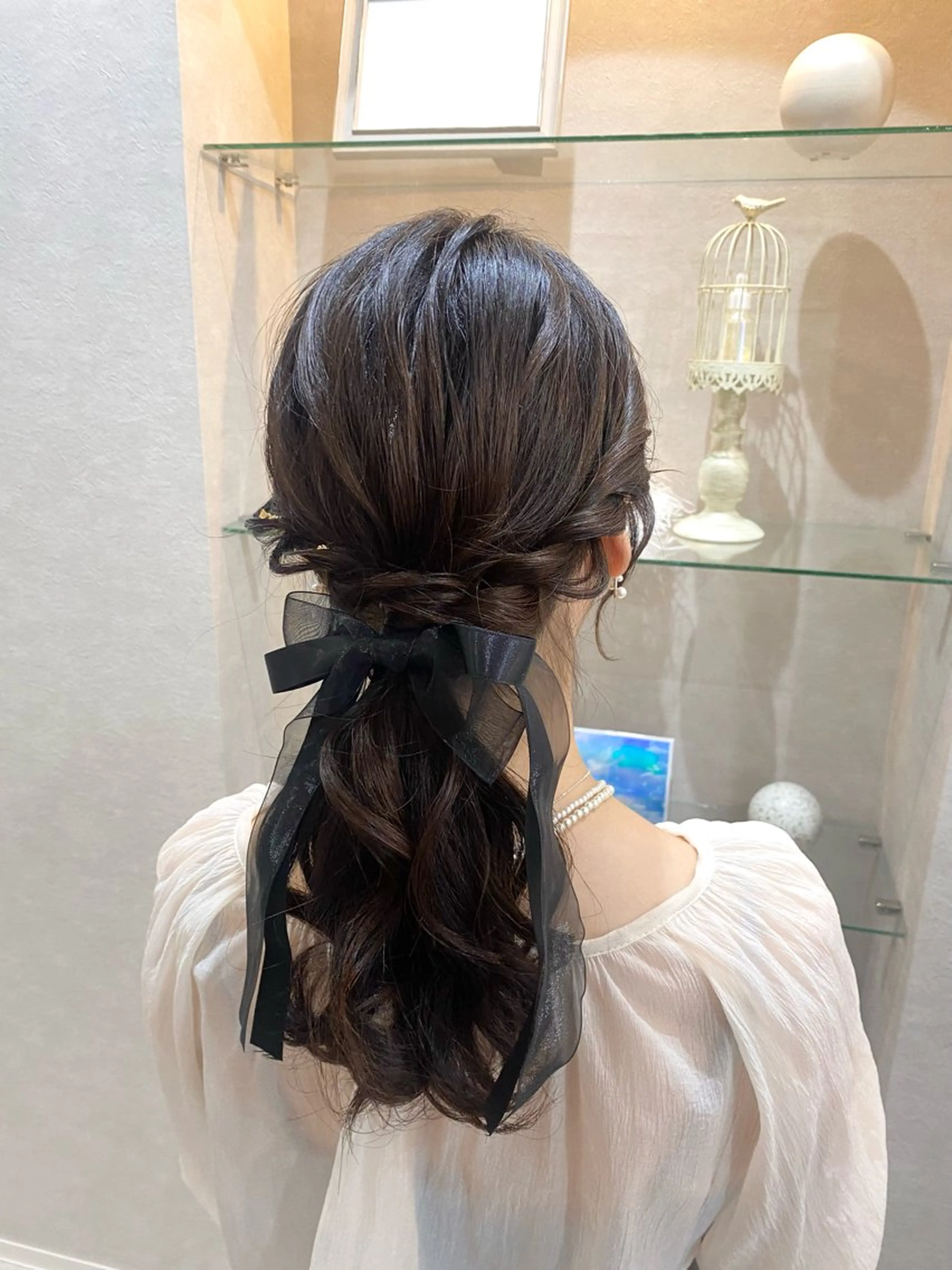 ローポニーアレンジの写真