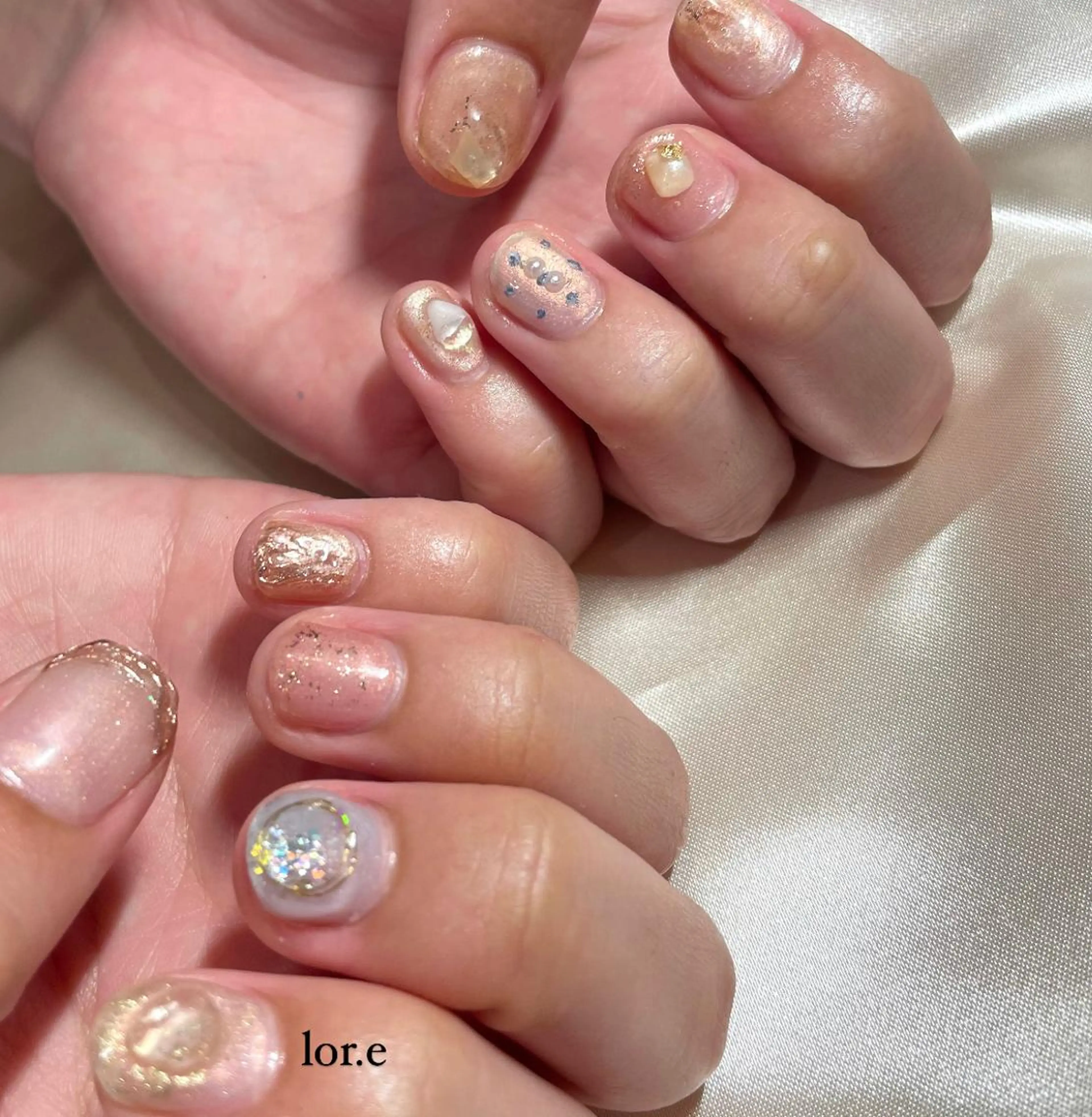 ネイル ジェルネイル lore. nailのネイルデザイン