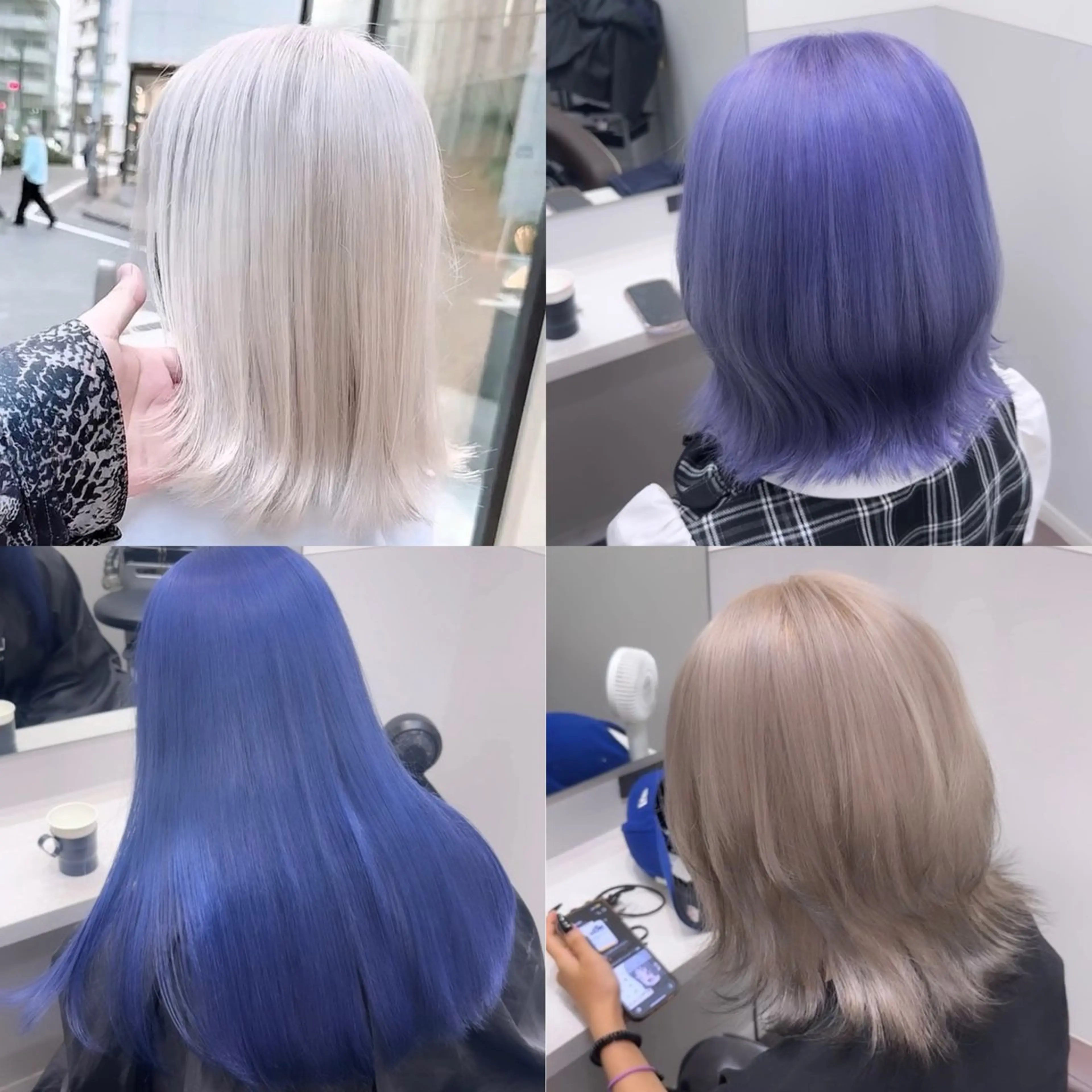カラー ヘアカラー トリートメント salowin iori原宿B1店所属・ハイトーン/髪質改善 原宿𝑺𝑬𝑵𝑨のヘアスタイル