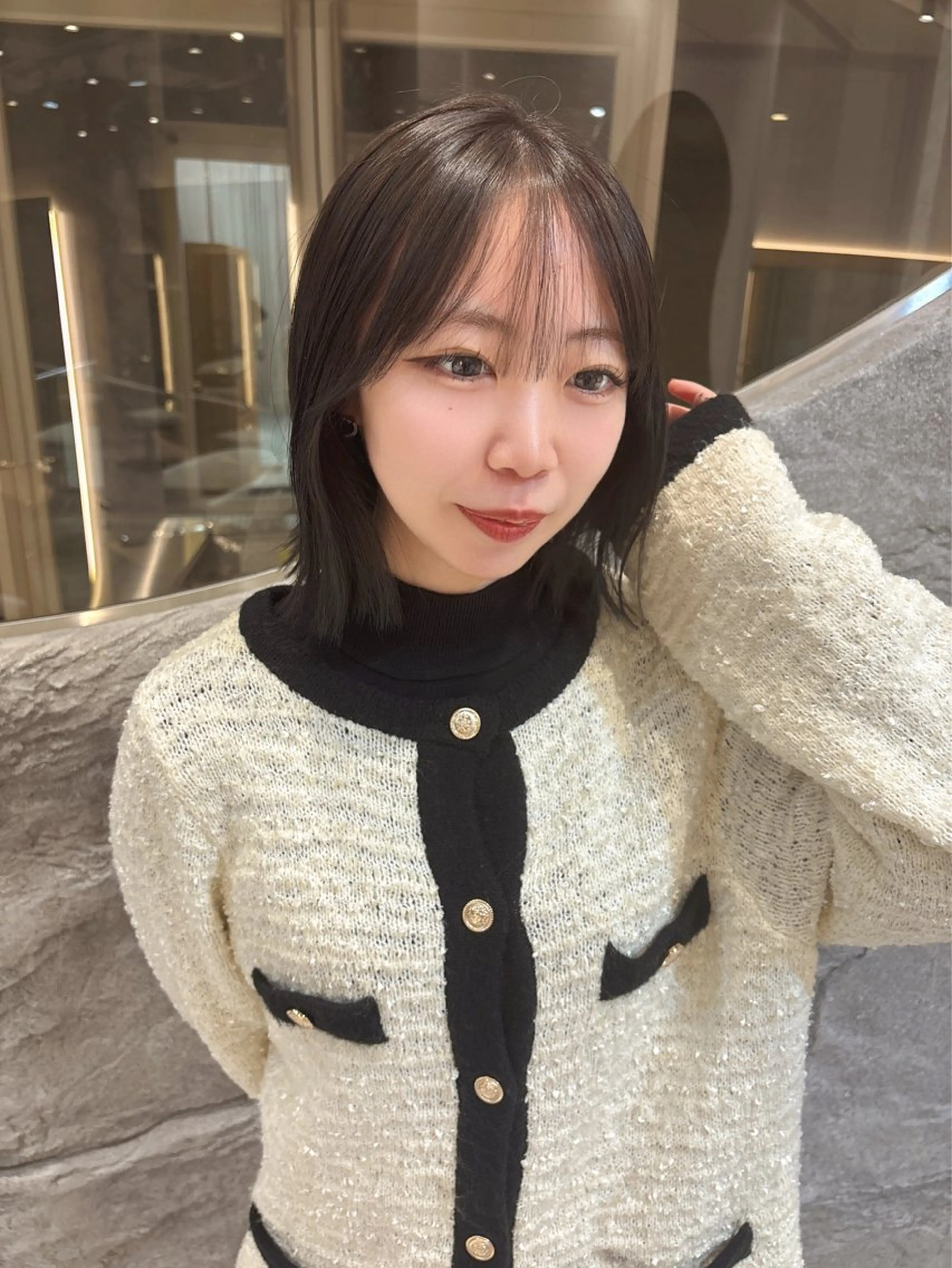 ミディアム ヘアカラー トリートメント soigne【ソワネ】所属・伊藤 陸/soigneのヘアスタイル