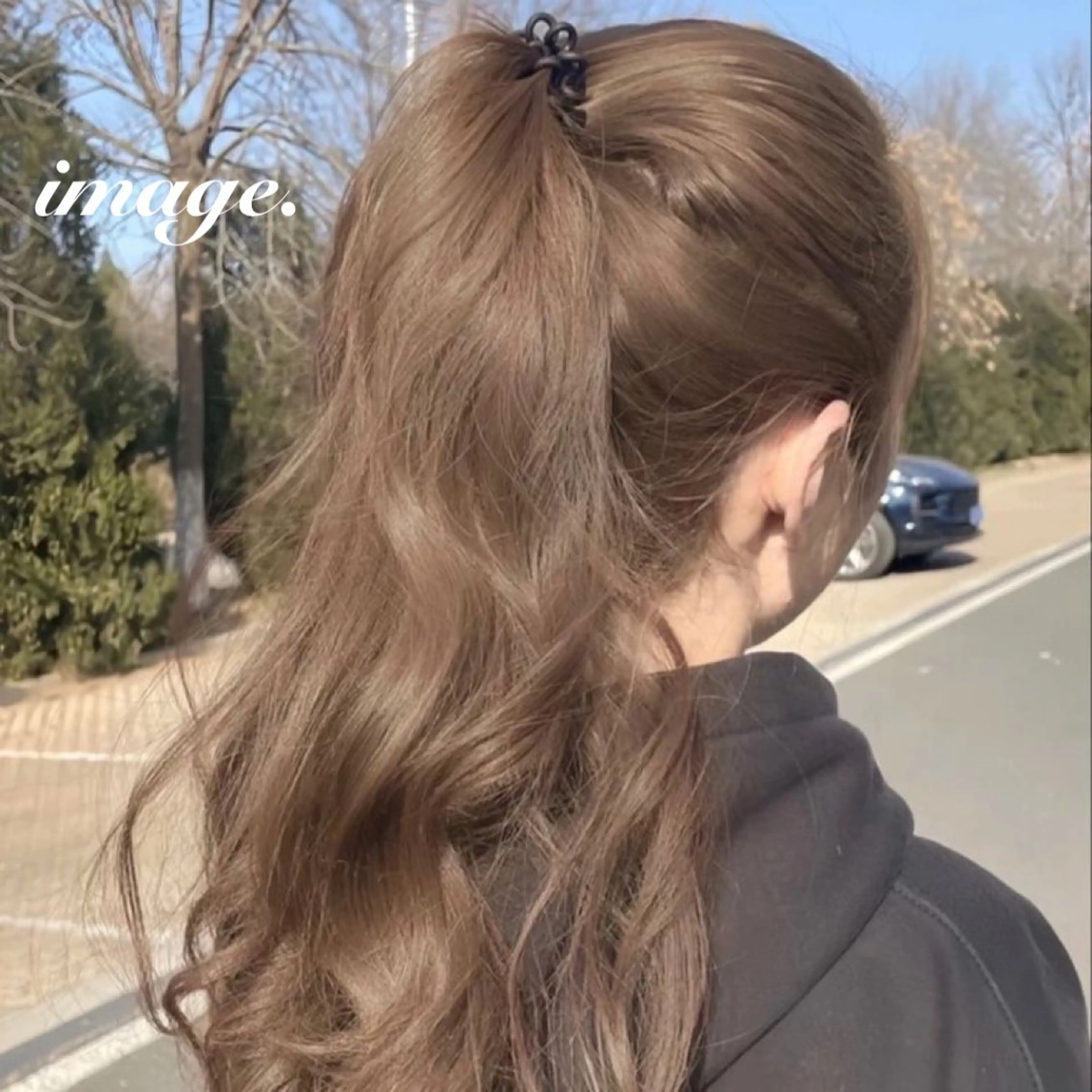 ロング ヘアカラー ヘアセット Miwa🤍ダメージ レスカラー特化🦢のヘアスタイル
