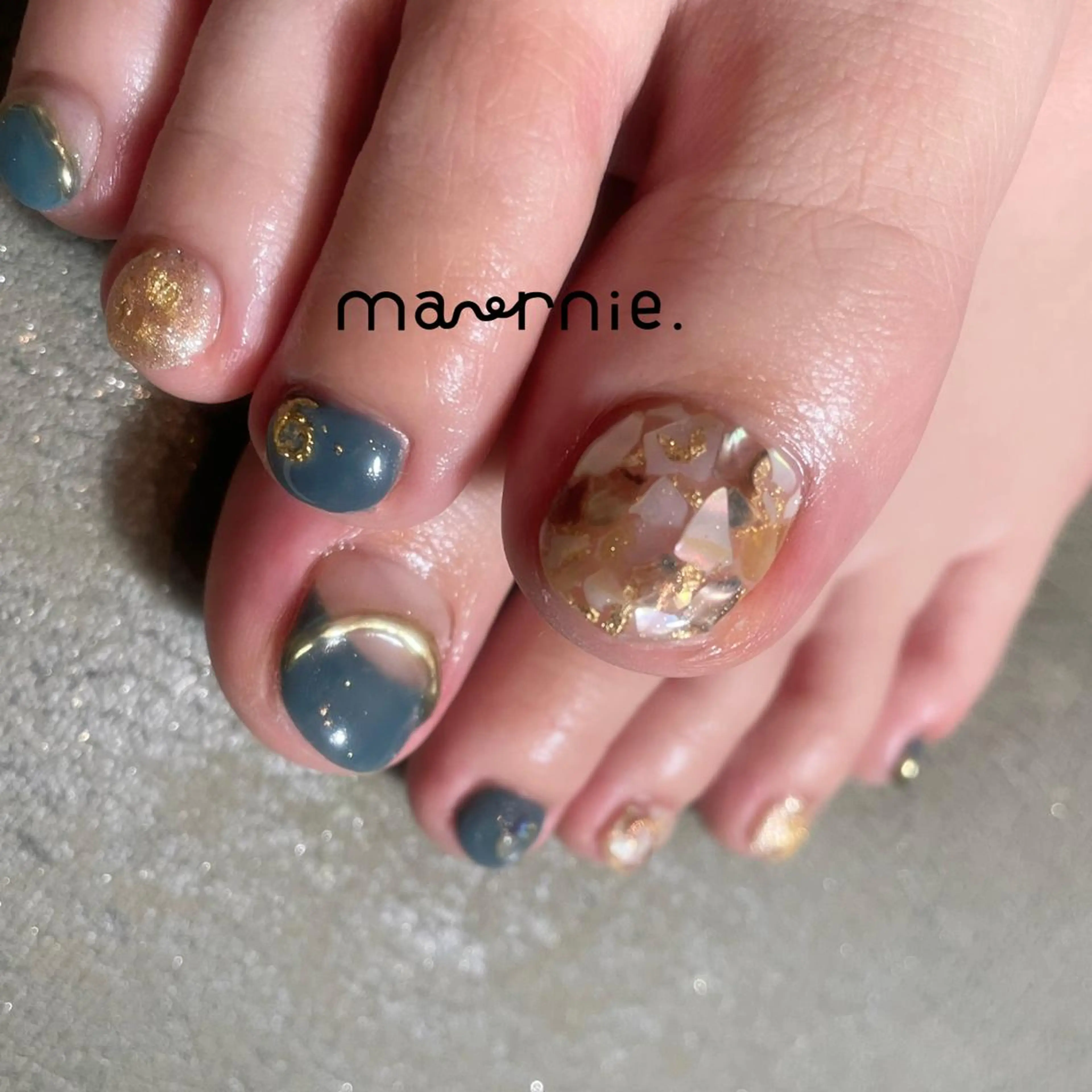 ネイル フットネイル marnie.所属・nail room marnie.のネイルデザイン