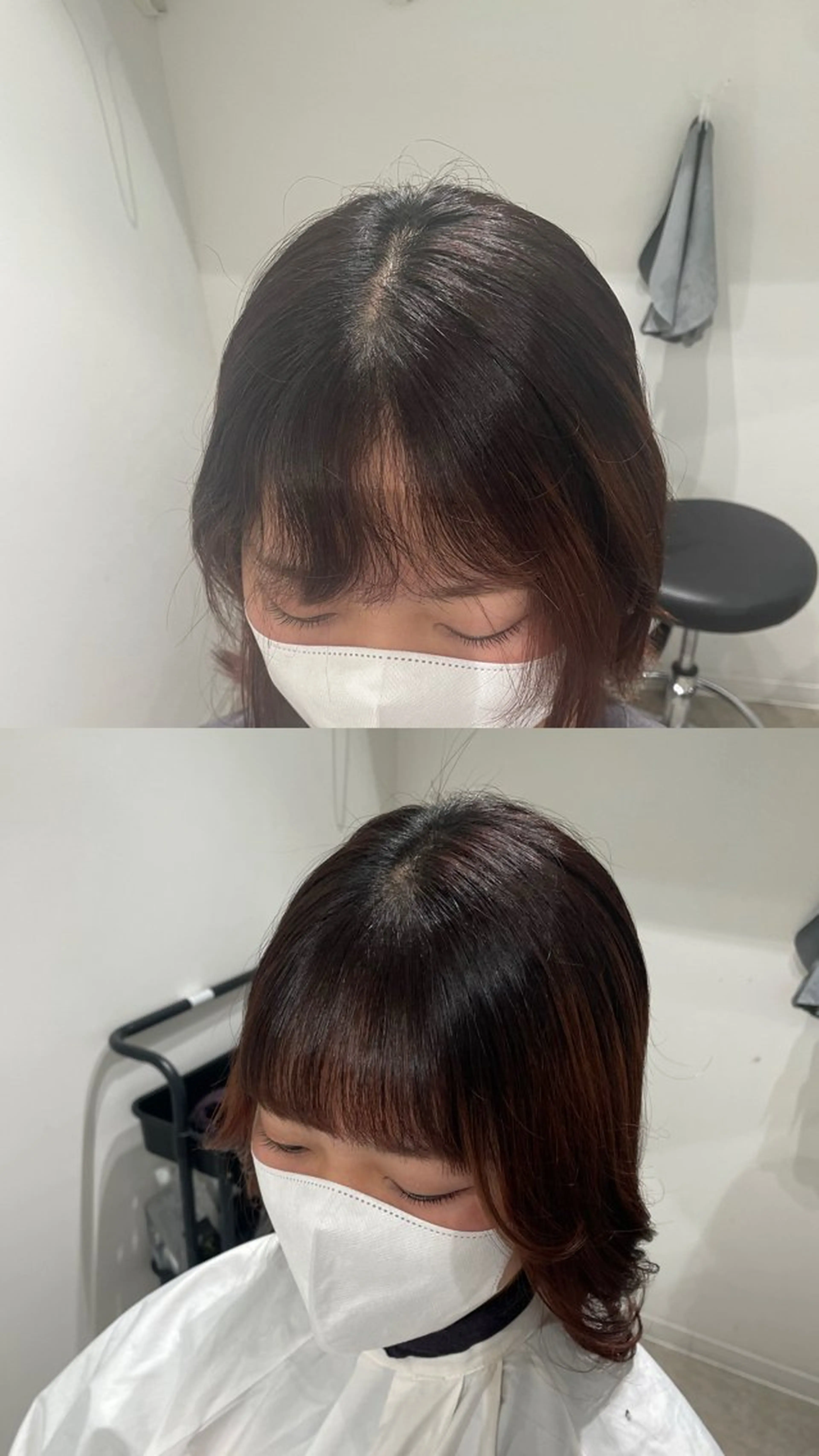 前髪・顔周り縮毛矯正🌀≪汗でも崩れない≫シャンプーブロー料金込みの写真