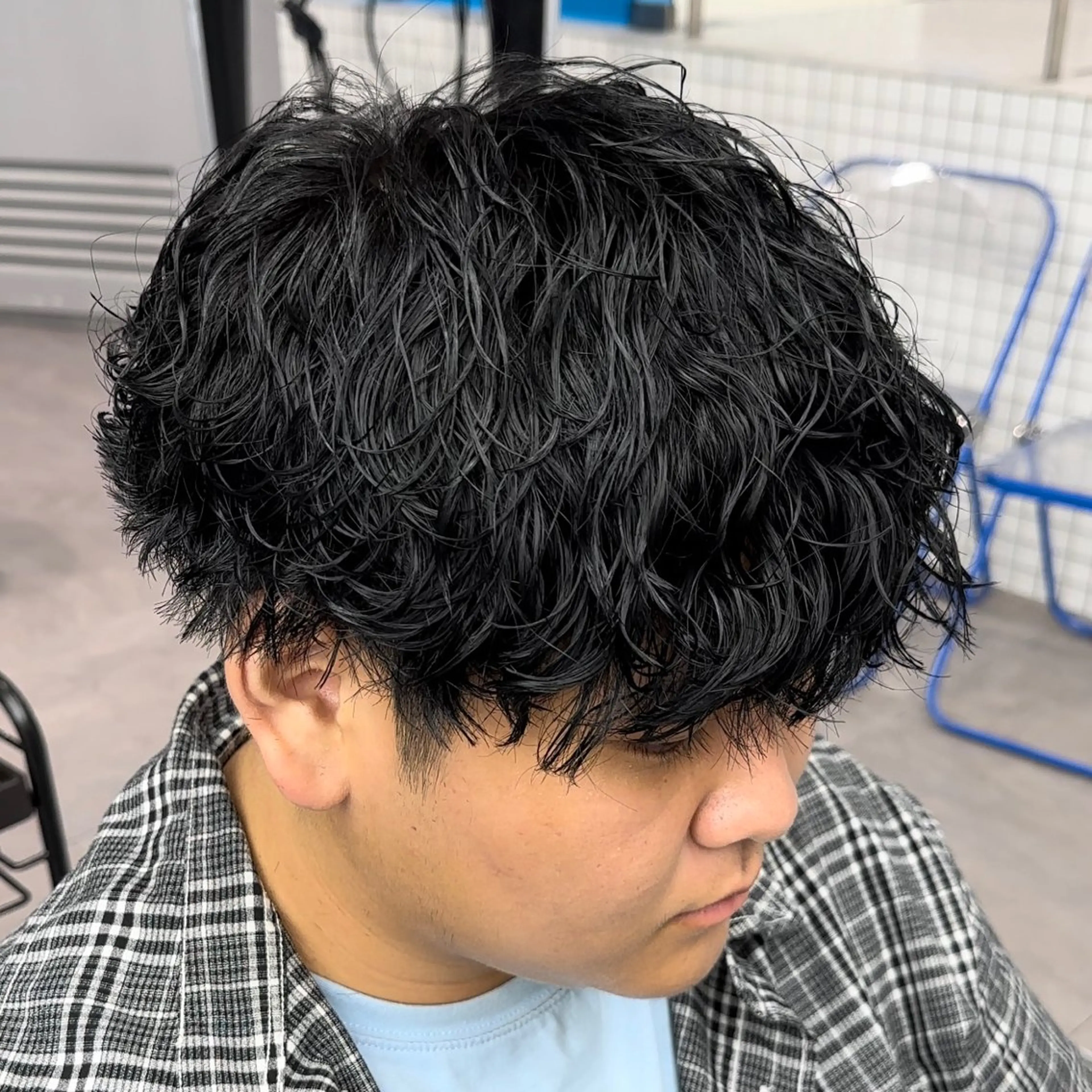 メンズ カット パーマ メンズパーマ特化🥇 フェザーパーマ/紘夢のヘアスタイル