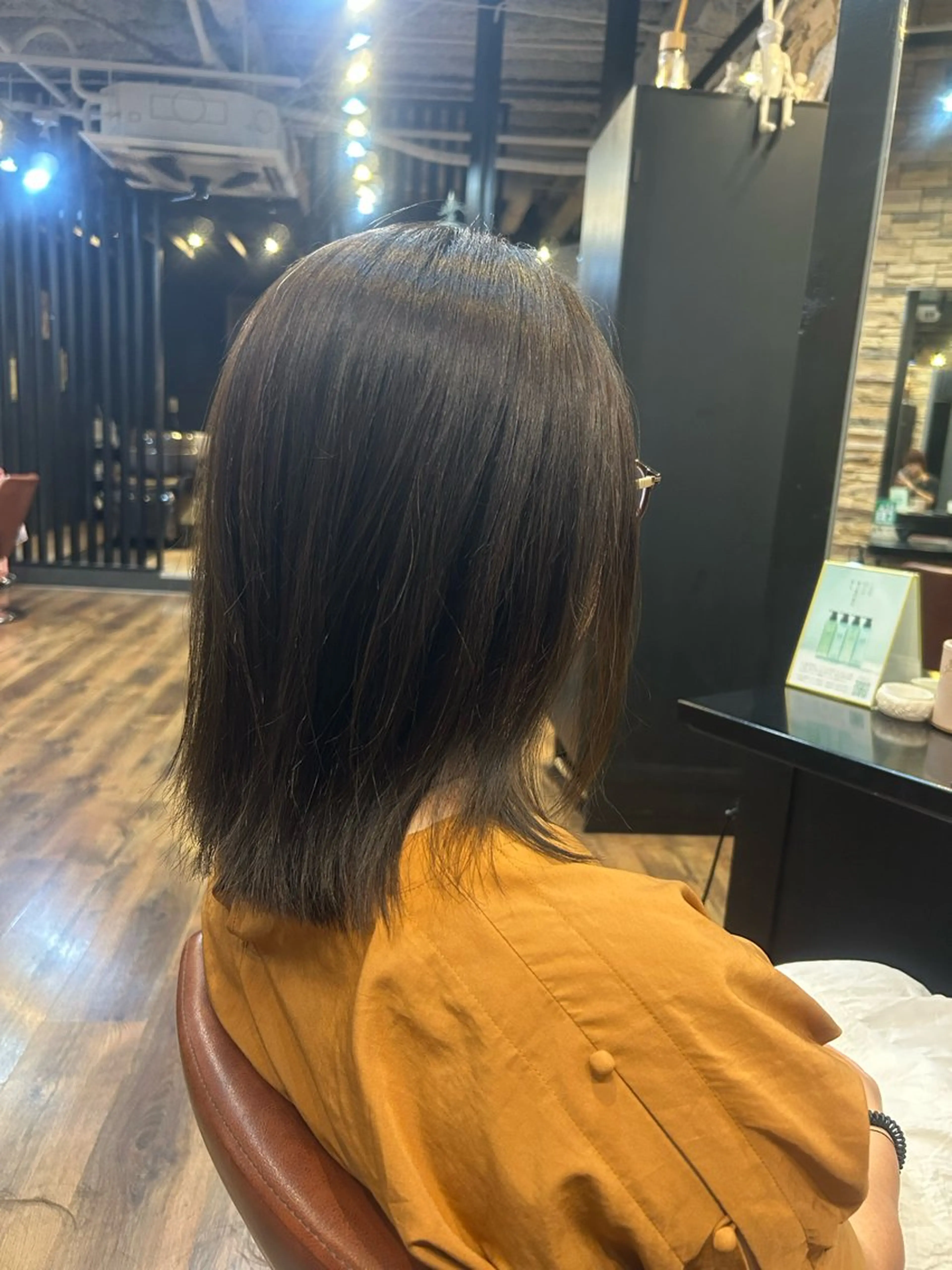 ミディアム アッシュ カット ヘアカラー トリートメント 【ブリーチモデル募集 】サキ🫧のヘアスタイル