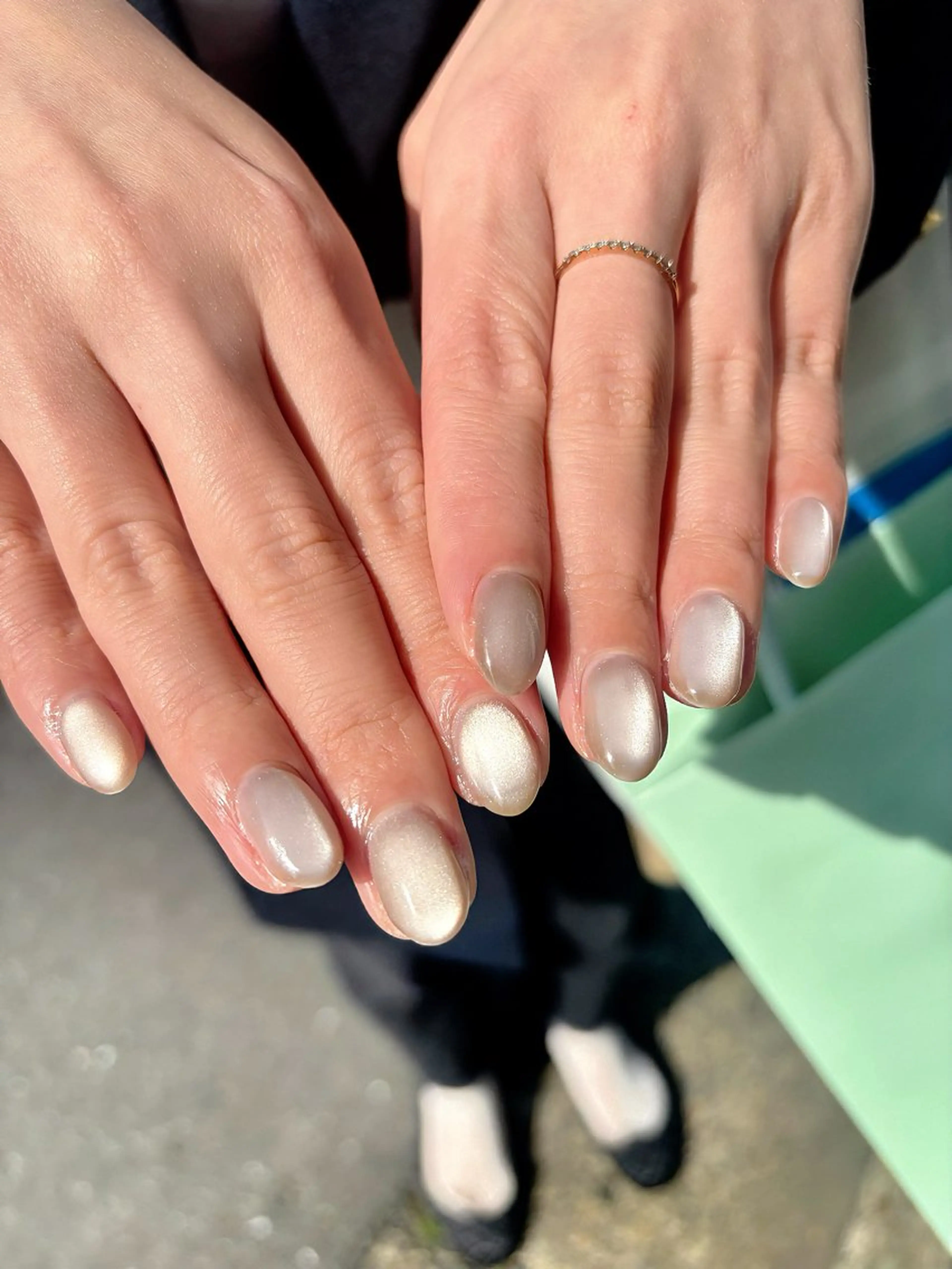 ネイル チークネイル フラワーネイル フレンチネイル マグネットネイル ワンカラーネイル ハンドネイル ハンドケア 🫧OPELIA NAIL渋谷🫧のネイルデザイン