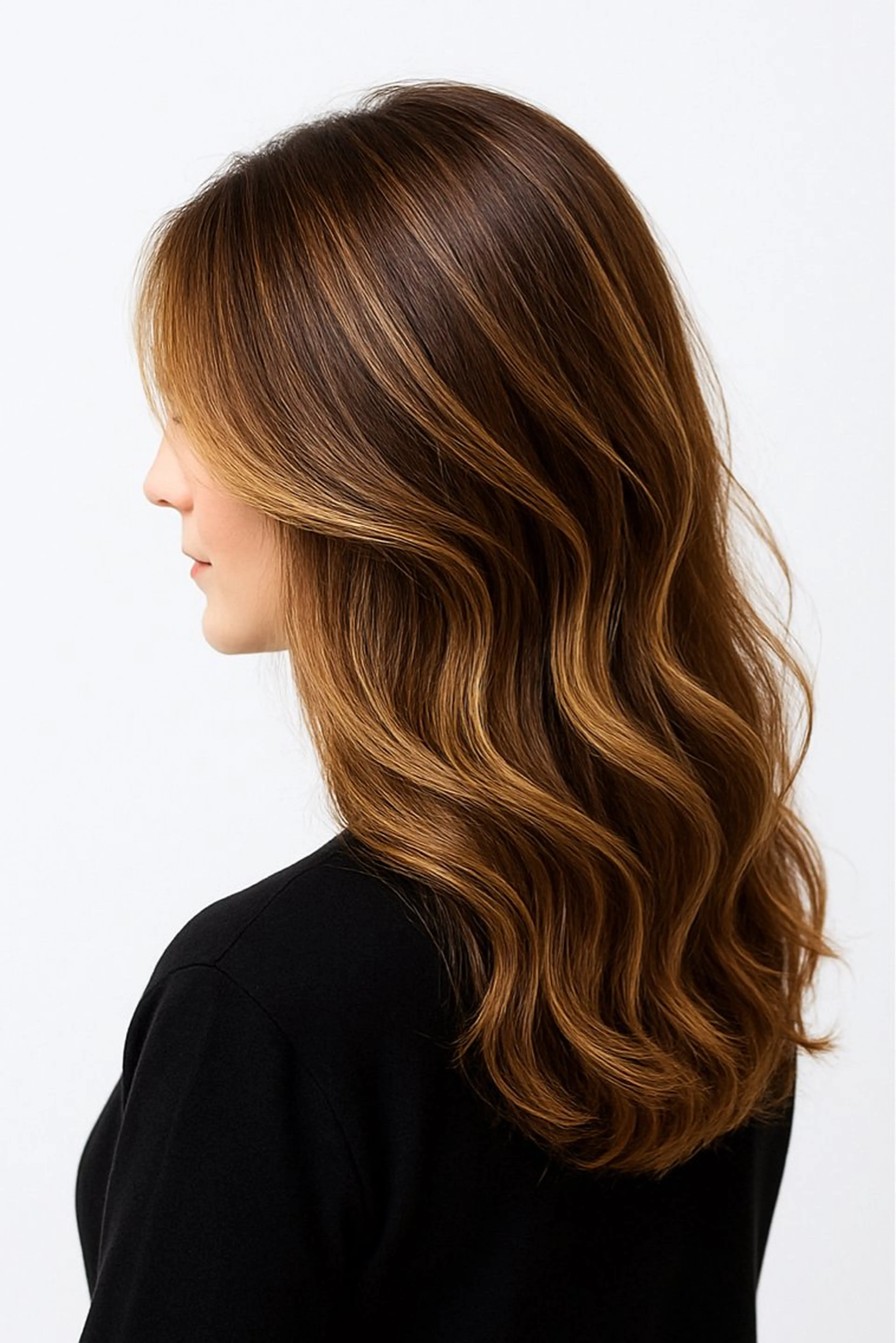 ミディアム カラー ヘアカラー 堀井 凌平のヘアスタイル