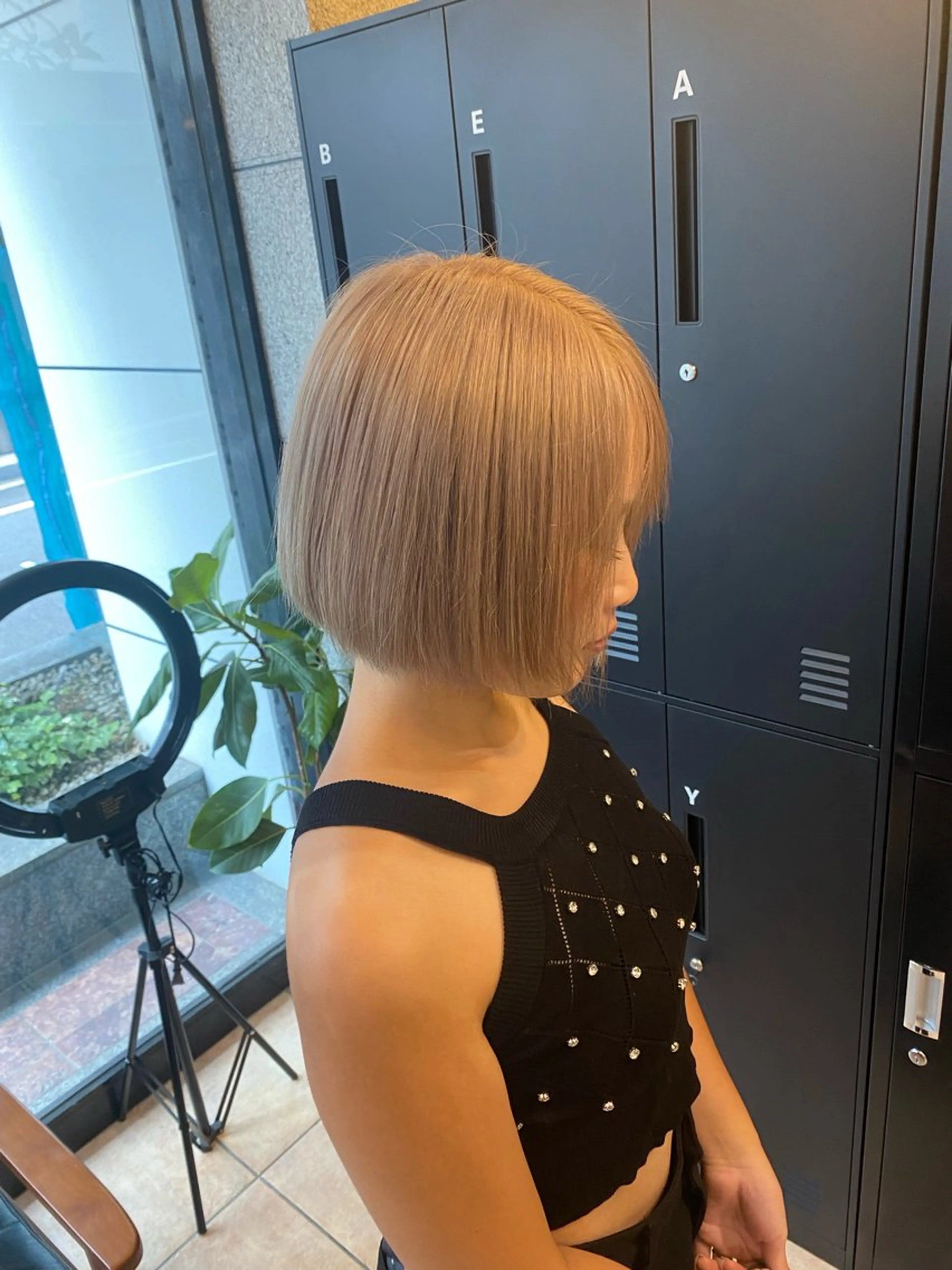 ショート カラー トリートメント 西田辺/ タカスナオヤのヘアスタイル