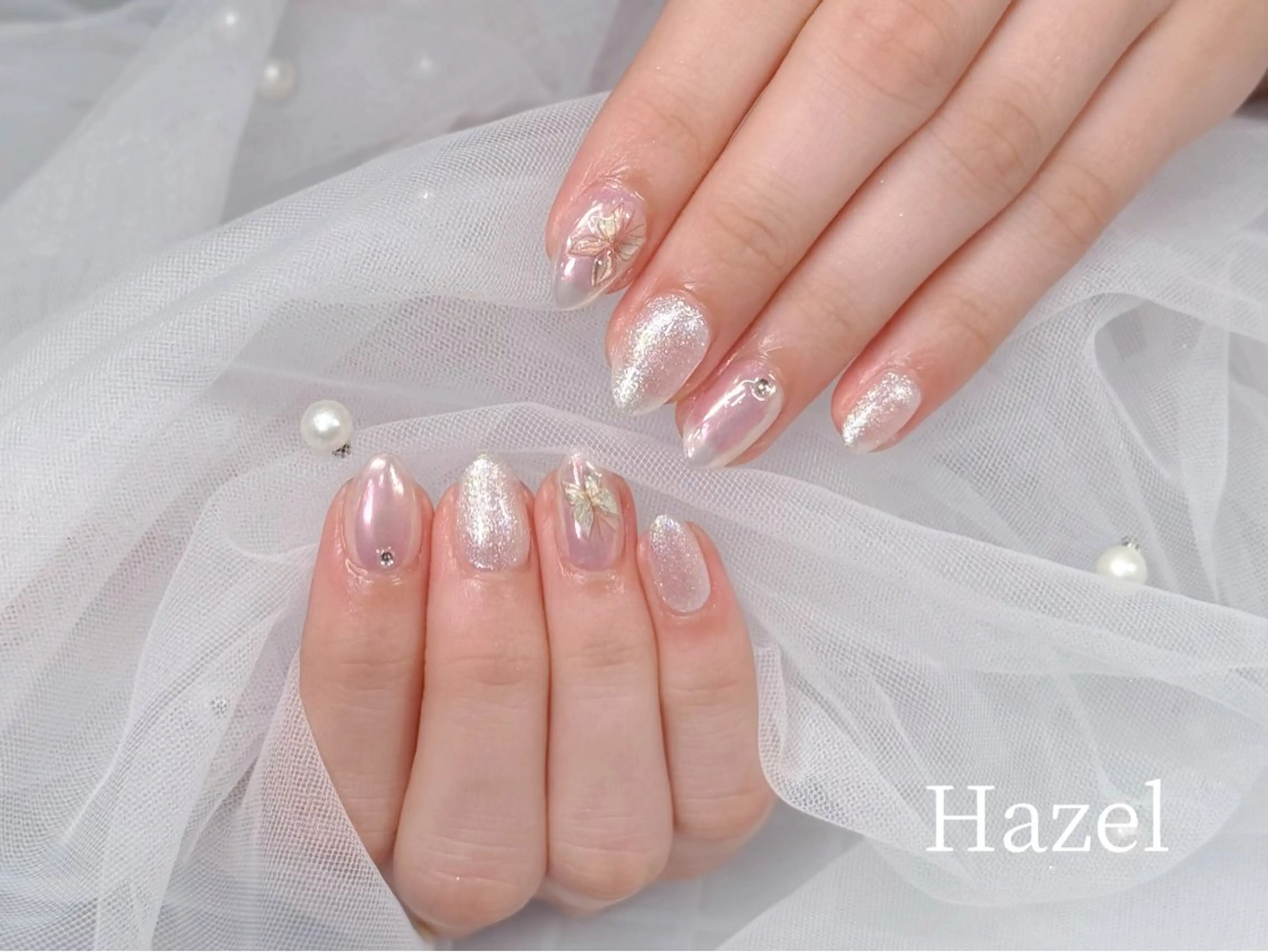 ネイル 持ち込み 🤍Hazel ユイ 吉祥寺🤎のネイルデザイン