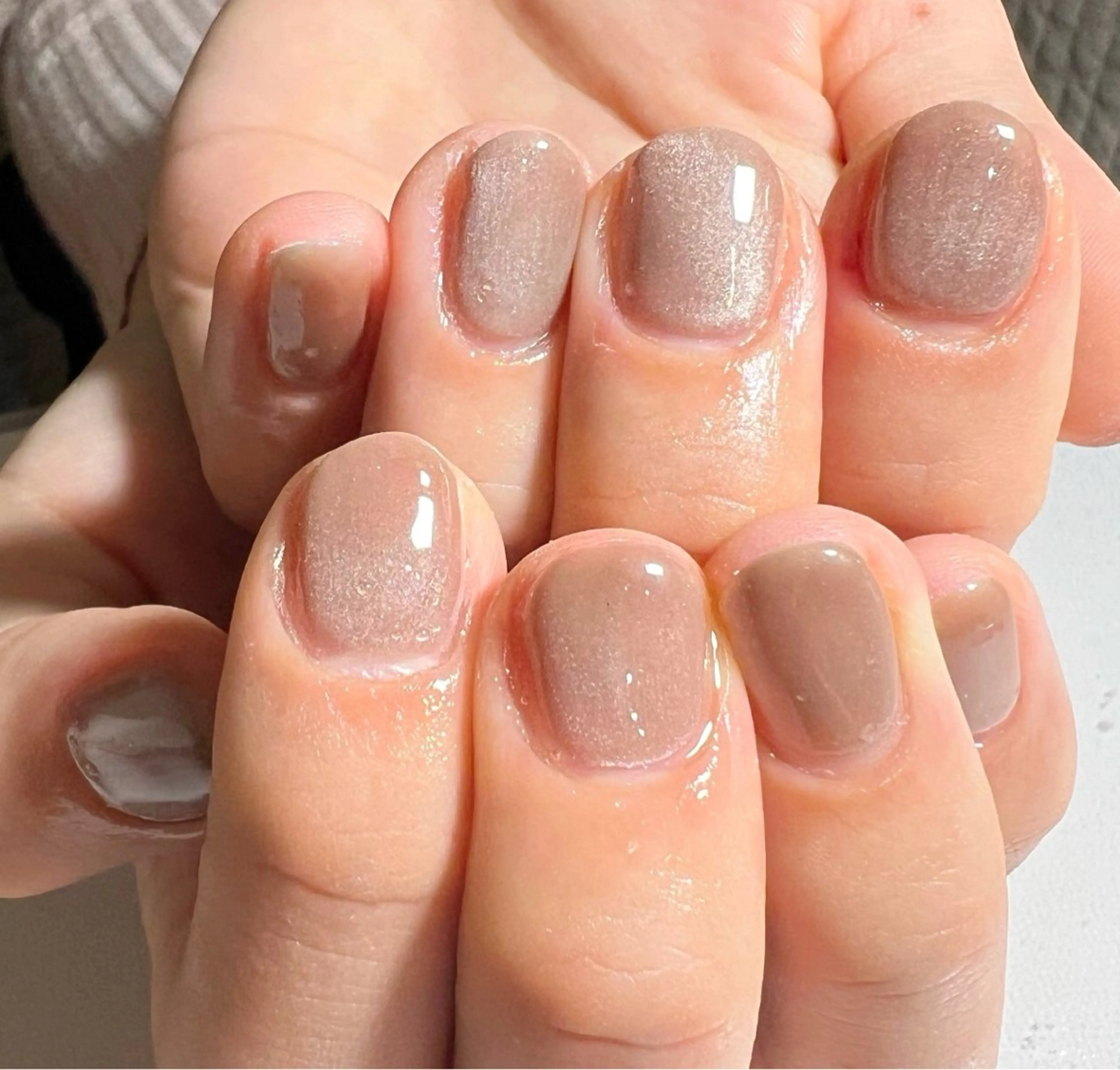 ネイル マグネットネイル シンプルネイル ハンドネイル private salon mieのネイルデザイン