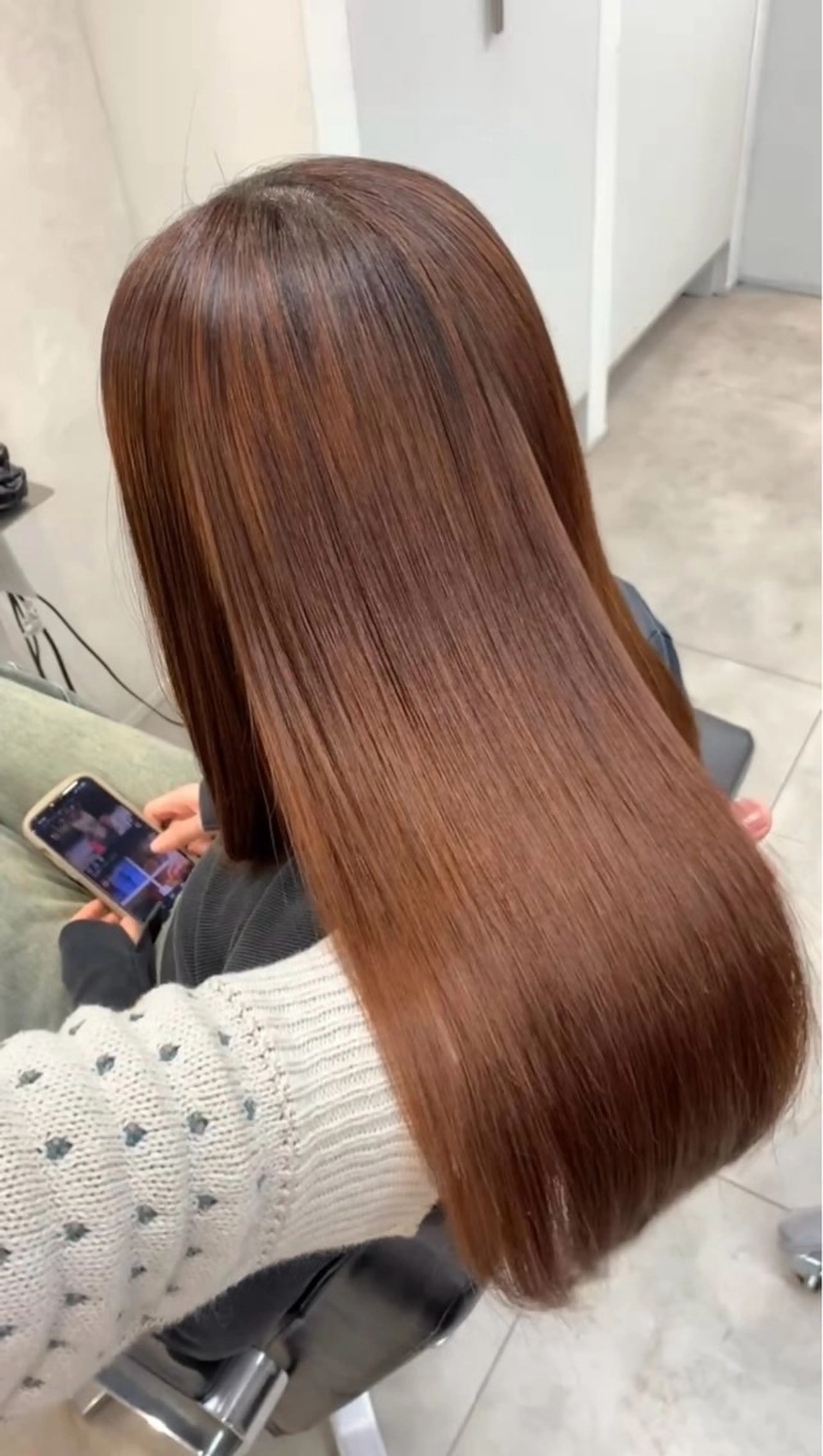 ロング カラー ヘアカラー トリートメント hao所属・✨美髪矯正✨髪質改善 ✨レイヤー✨大山　悠のヘアスタイル