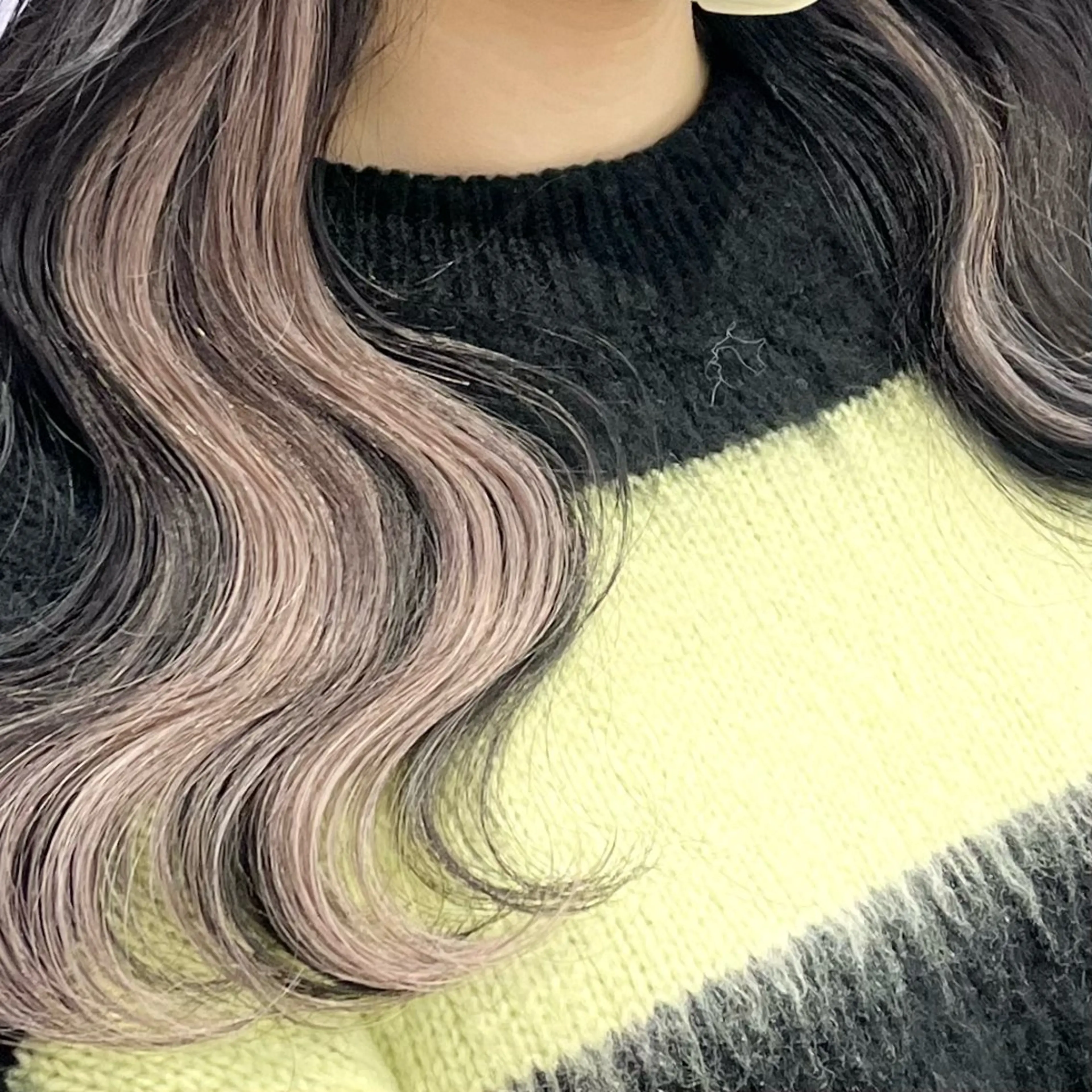セミロング カラー エクステ エクステ Cielro所属・エクステ ♡ 篠田 梓のヘアスタイル