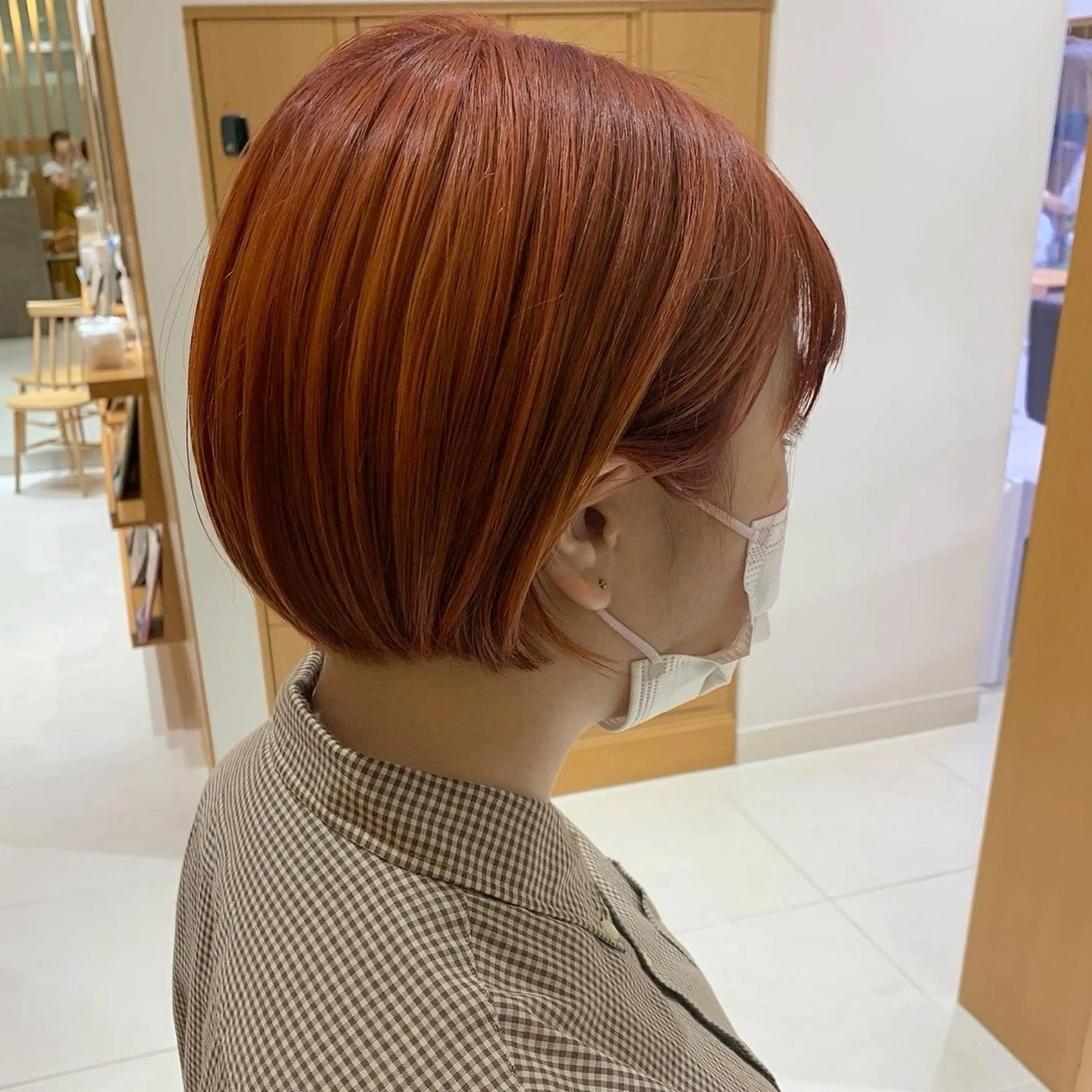 ショート ボブ 中島 愛のヘアスタイル