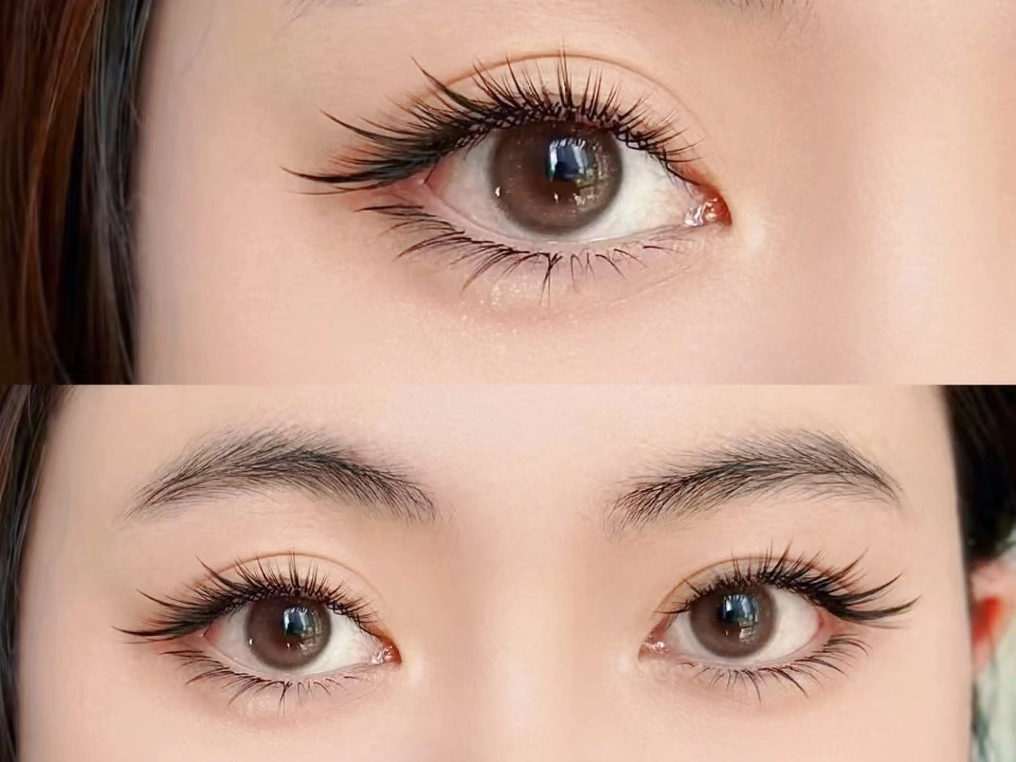 マツエク・マツパ 付け放題 バインドロック 束感まつ毛 フラットラッシュ ナチュラル マツエク YK• マツエクサロンのマツエク・マツパデザイン