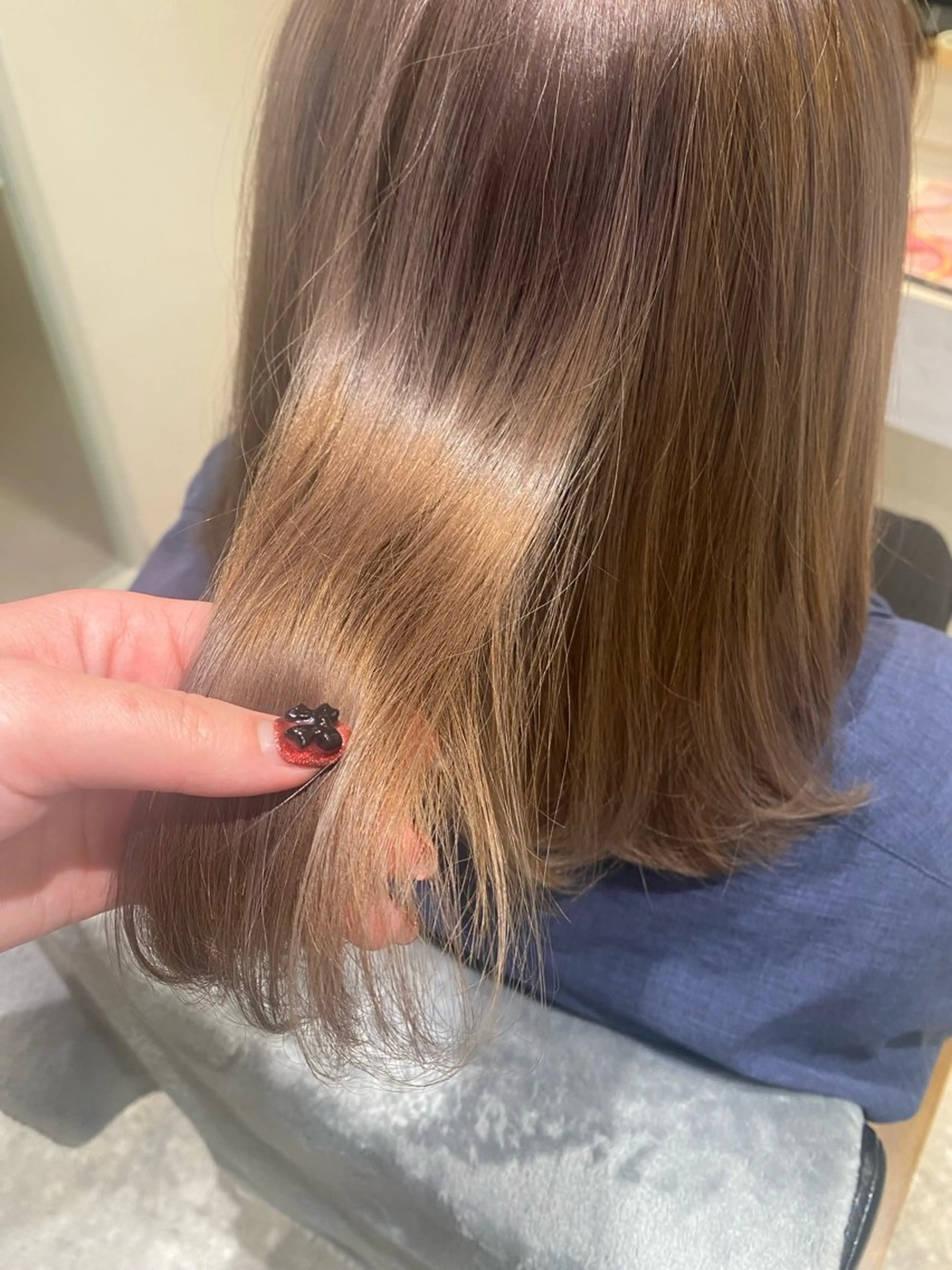 ミディアム カラー 髪質改善 🎖さえきはるかのヘアスタイル