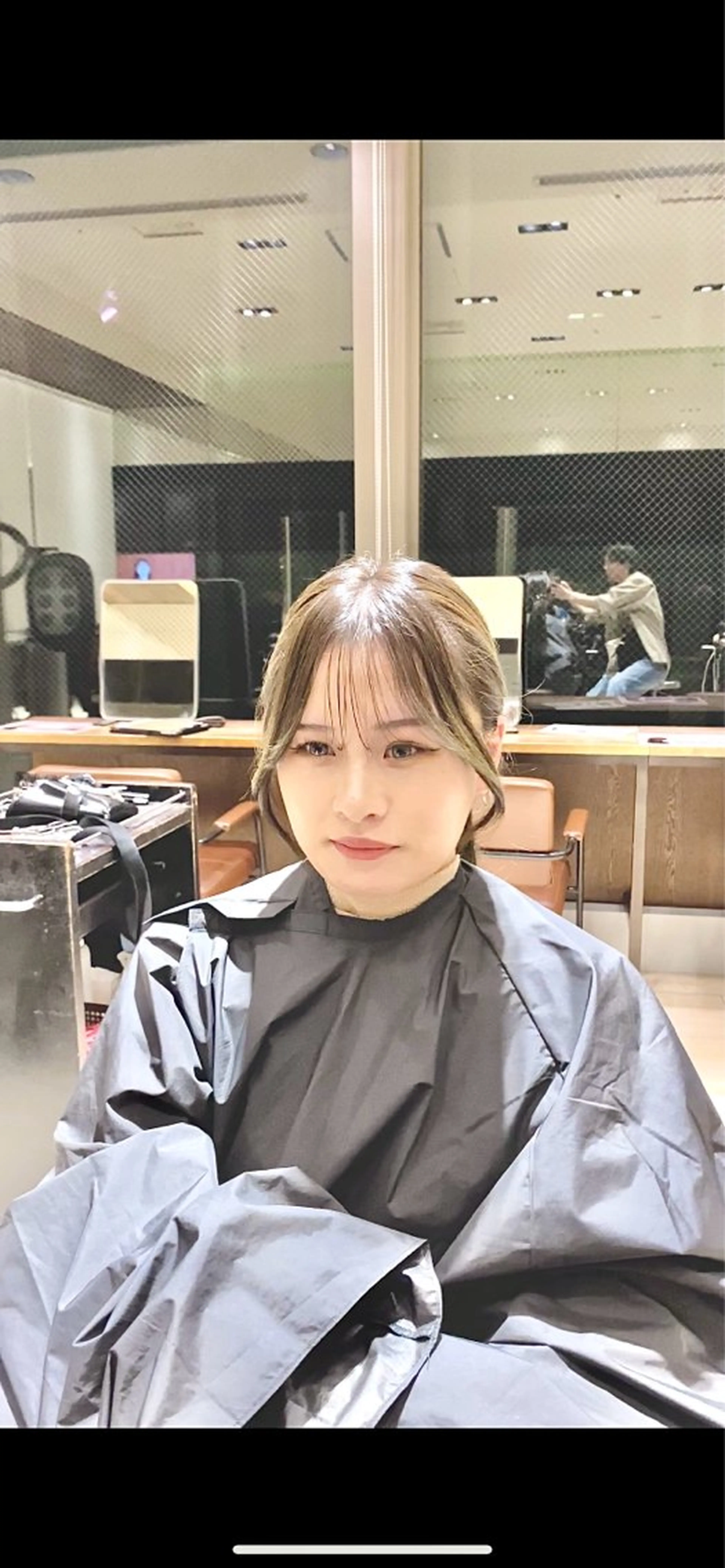 ミディアム カラー ヘアアレンジ カット ヘアカラー トリートメント 最小顔周りカット/ くびれヘア/窪田洸希のヘアスタイル