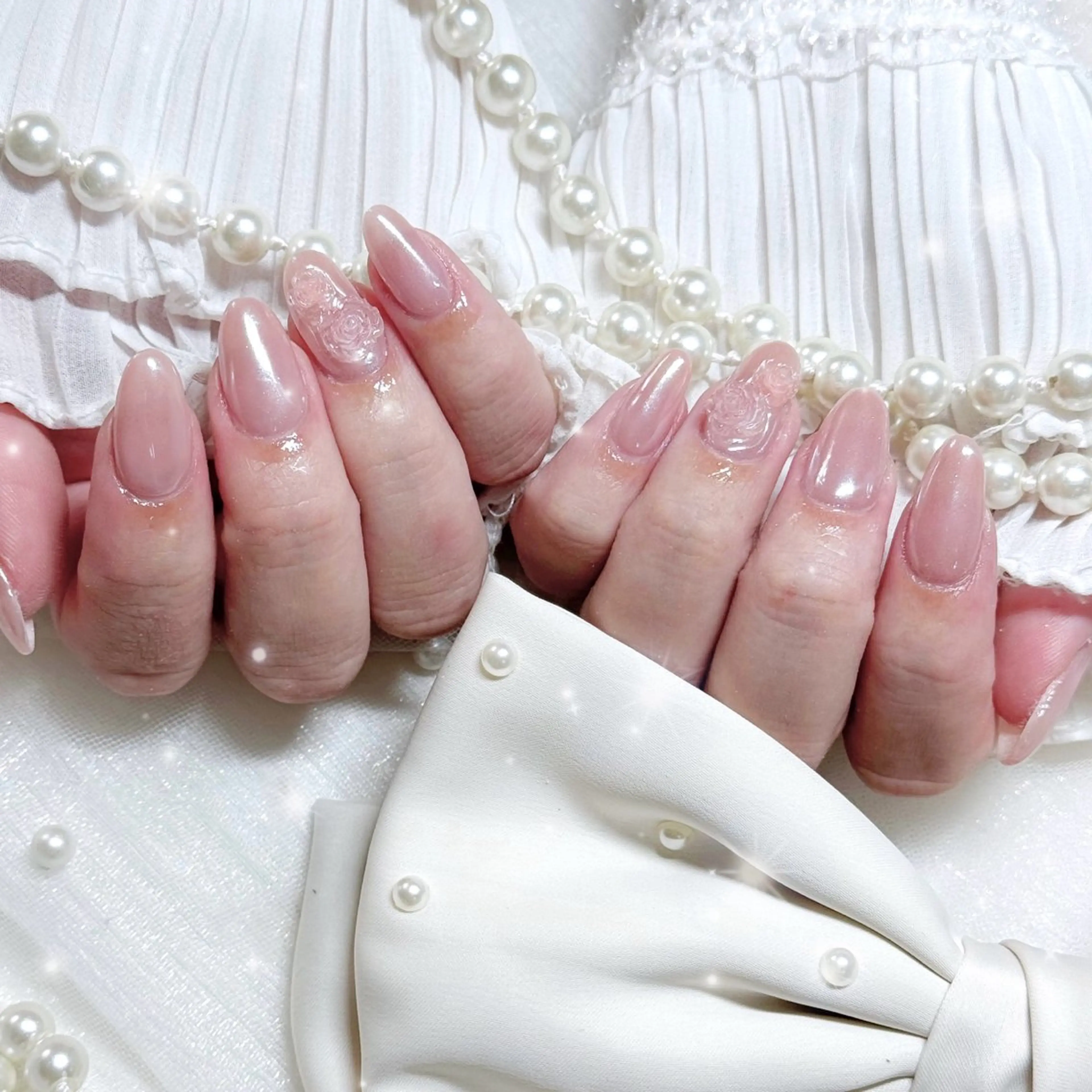 ネイル 春ネイル ハンドネイル 🎀Mai 🎀のネイルデザイン