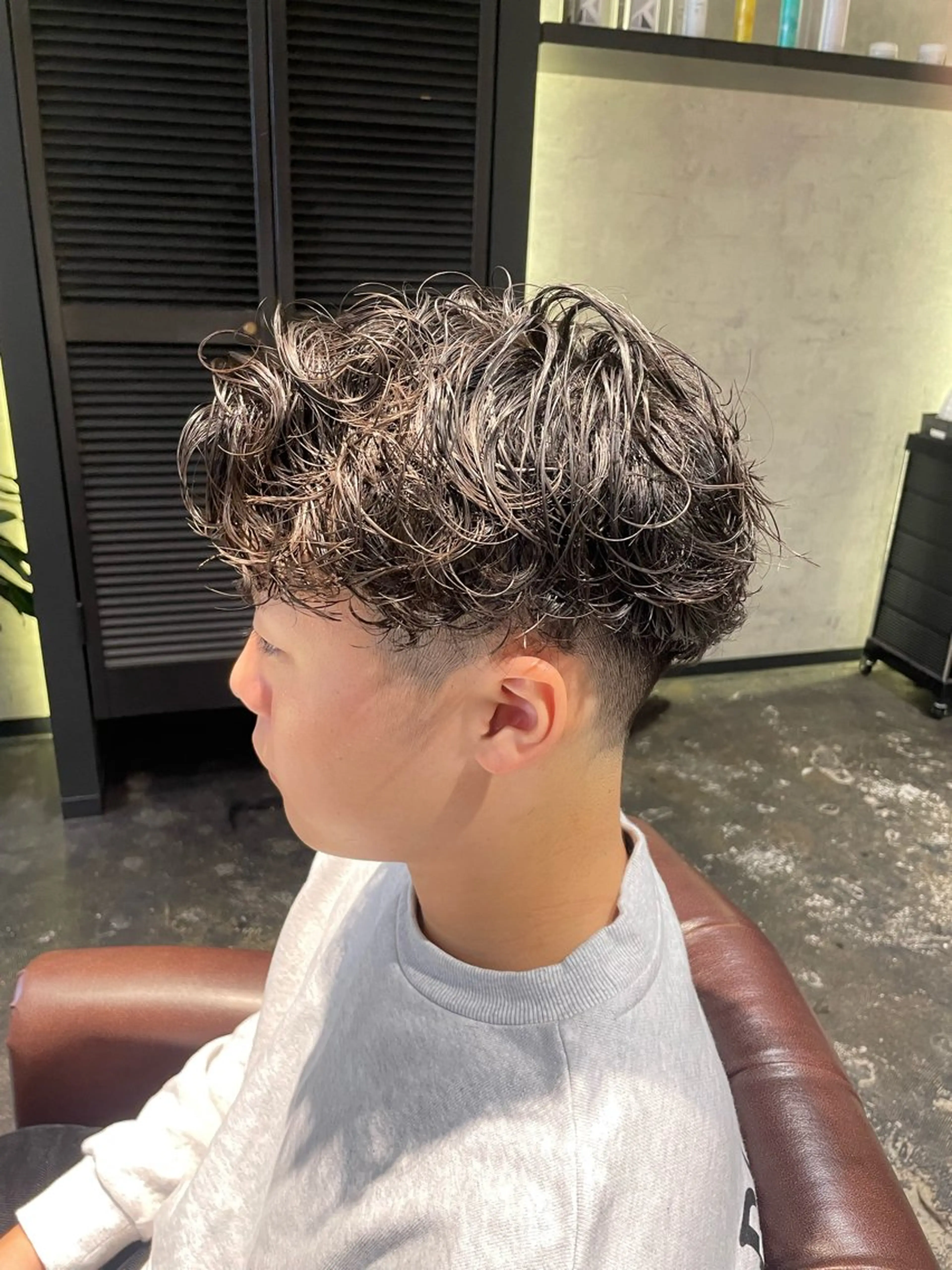 パーマ メンズ カット パーマ 💈メンズ職人 ルキト💈のヘアスタイル