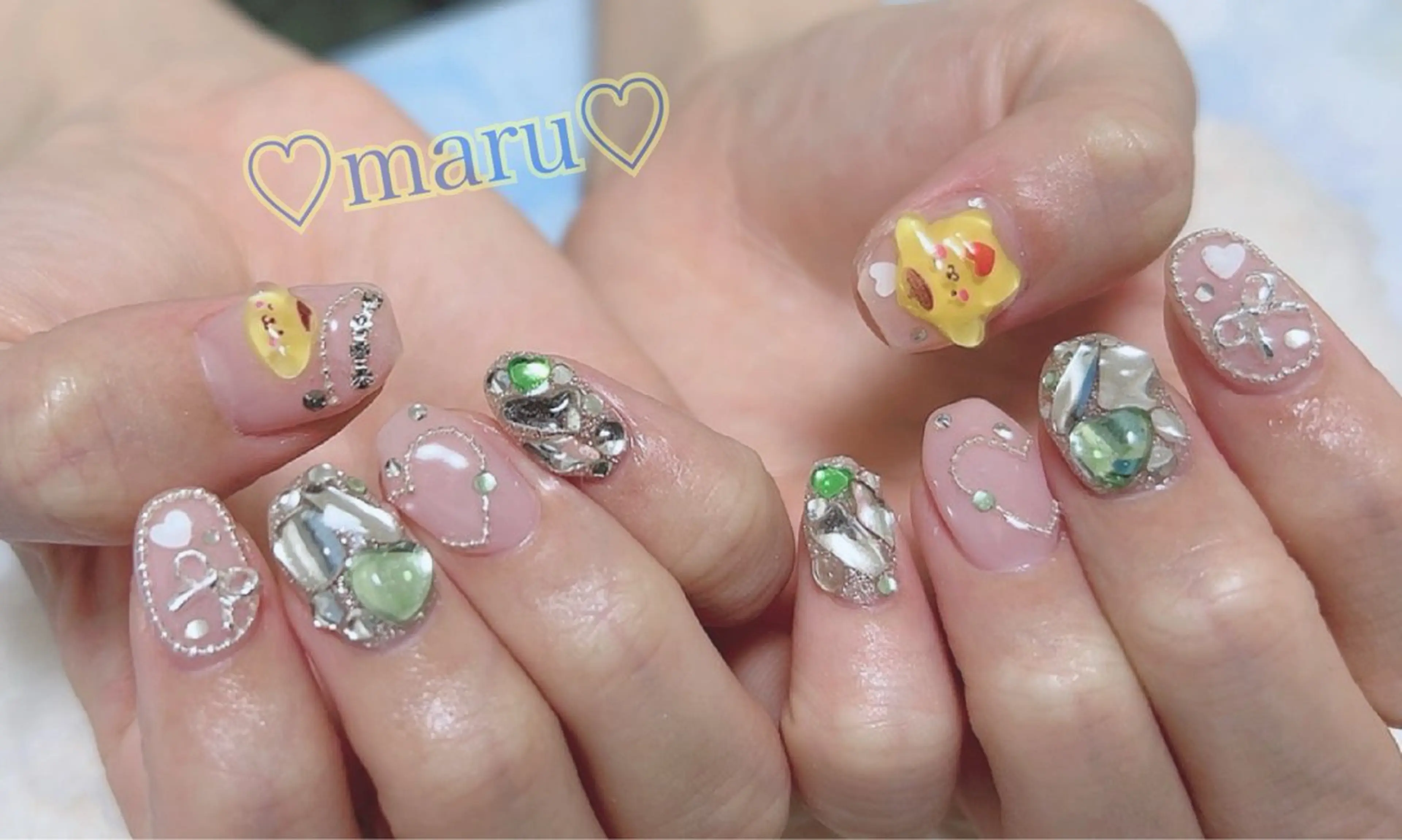 ネイル ハンドネイル フットネイル まるみ ♡のネイルデザイン