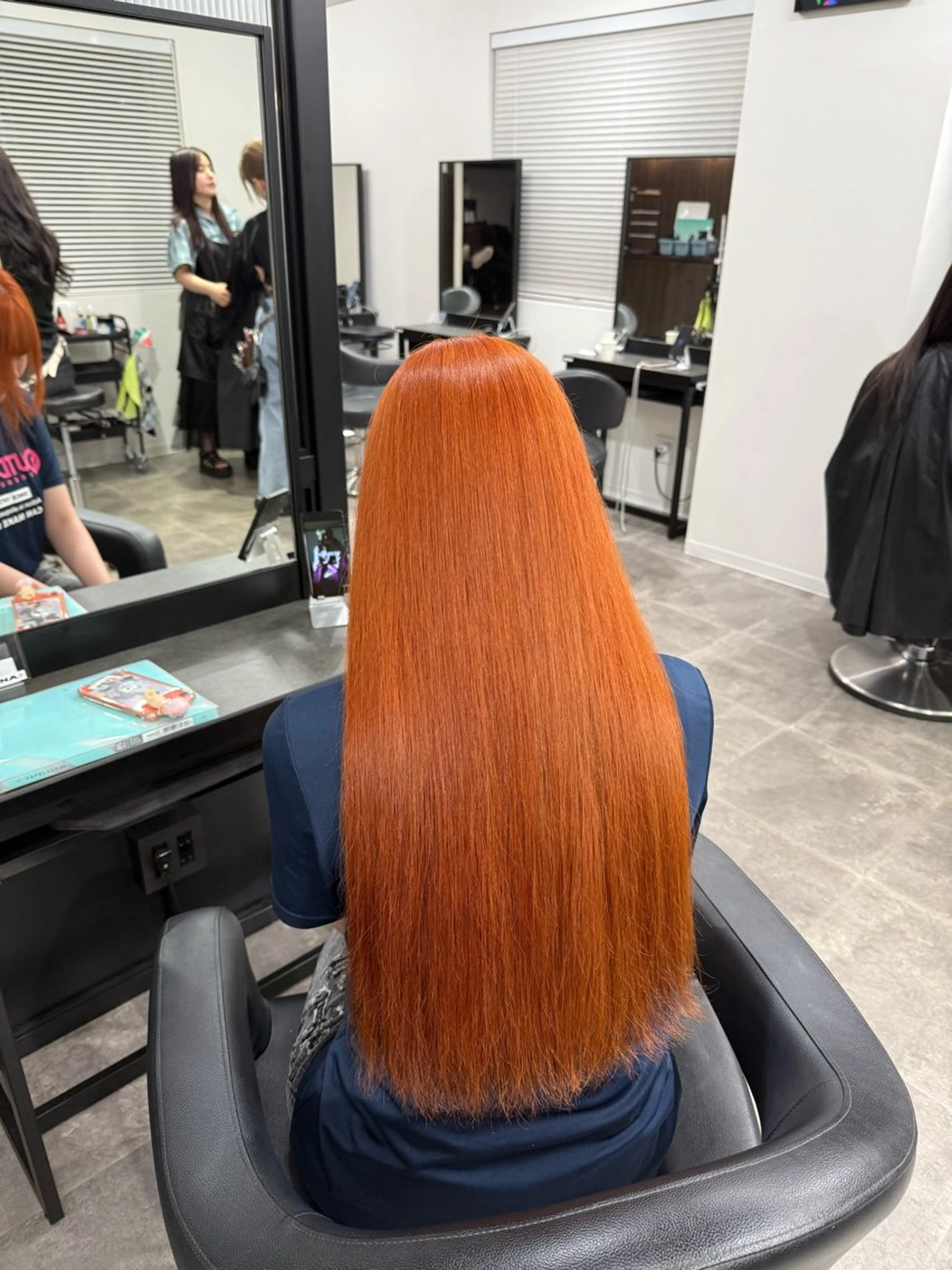 ロング カラー ヘアアレンジ ヘアカラー トリートメント ヘッドスパ 💗暖色特化ピンク/ 赤髪💗HARUNAのヘアスタイル