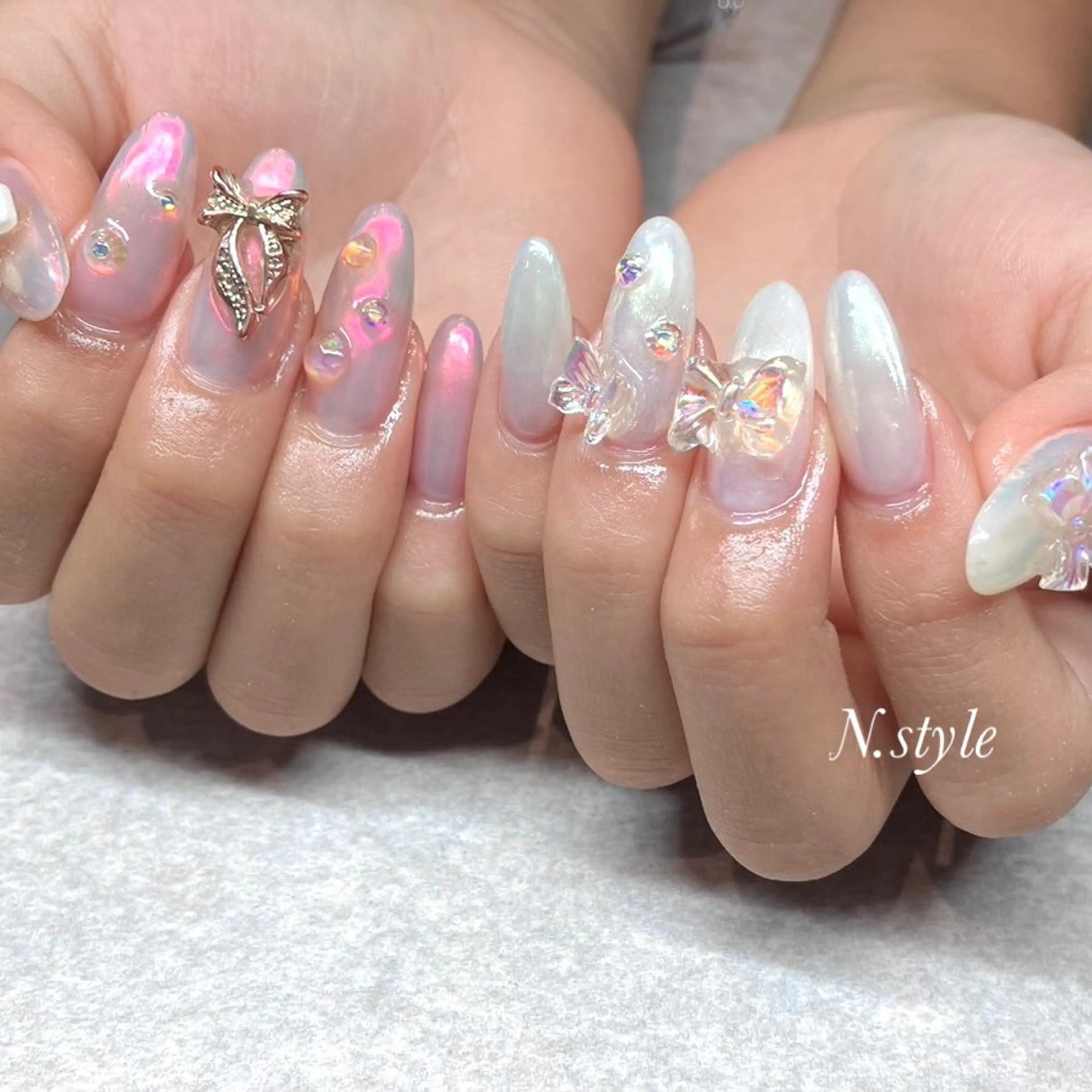 ネイル 春ネイル ハンドネイル N.style所属・Ｎ. styleのネイルデザイン