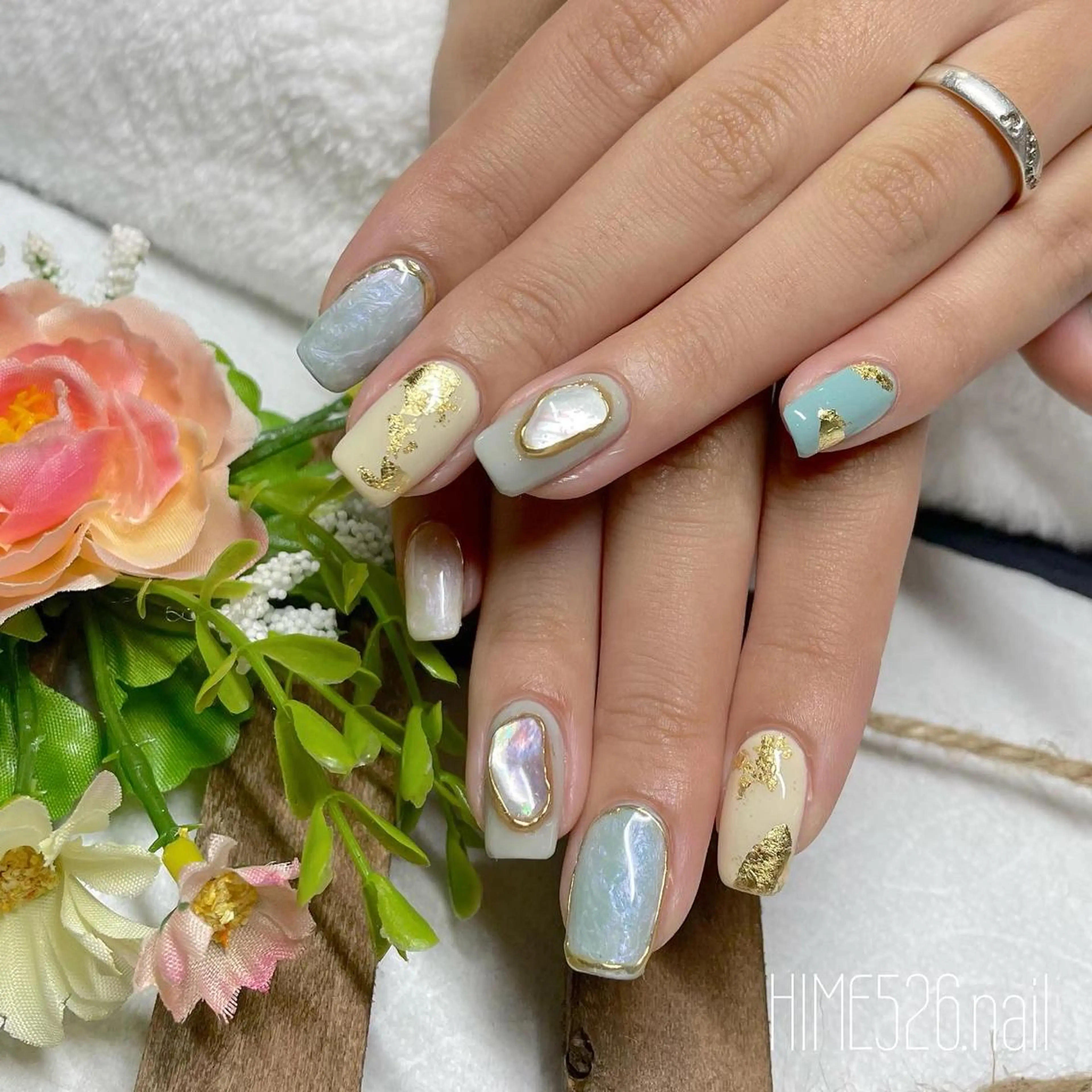 ミディアム HIME526 nailのネイルデザイン