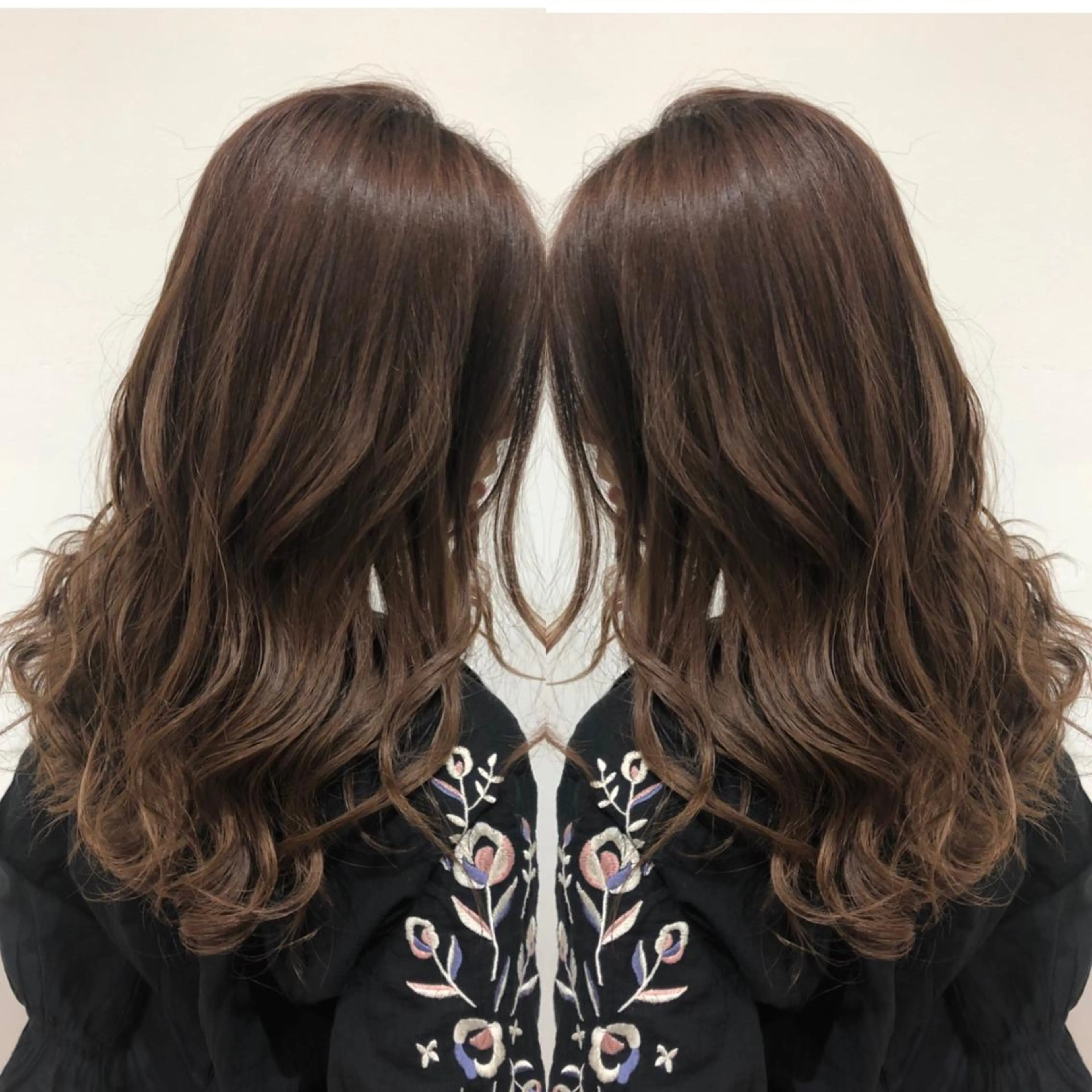ロング カラー ブラウンカラー ココアブラウン ハイライトカラー ハイライト ✄デザイン特化 /Ami✄のヘアスタイル