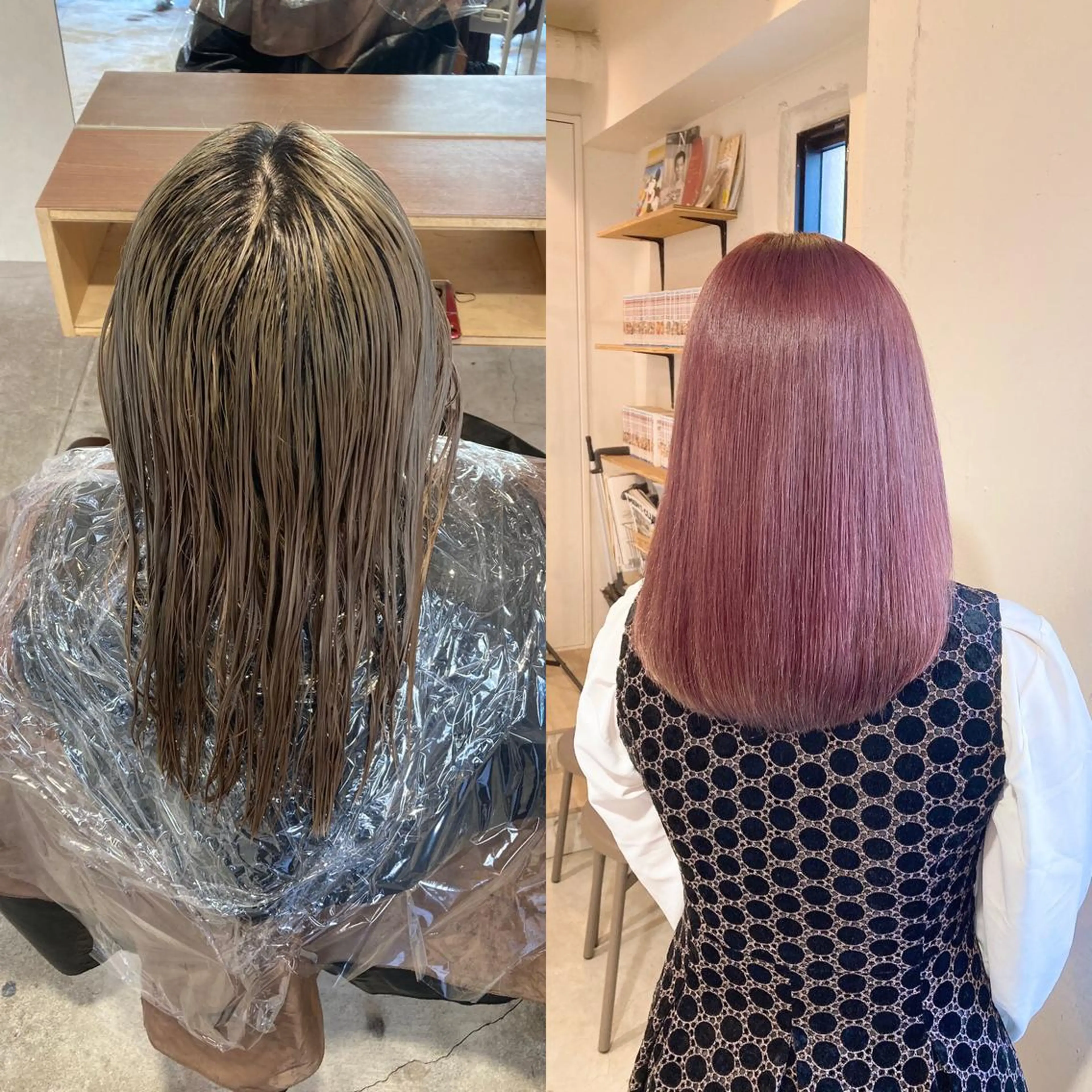 カラー ピンクカラー 💗モテ髪 ハイトーンあや💗のヘアスタイル