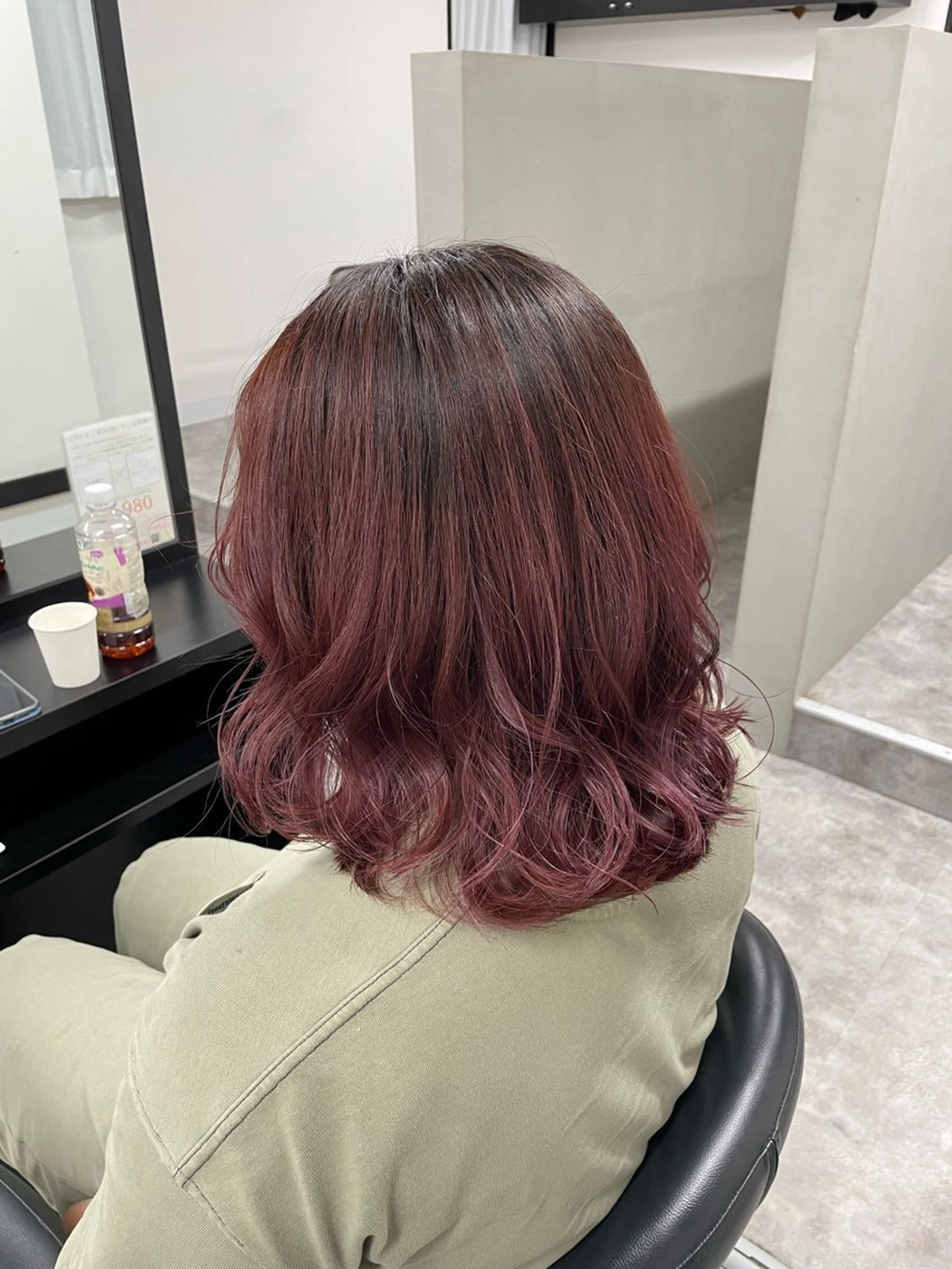 ミディアム カラー バレイヤージュ レイヤーカット LOBY浦添店所属・LOBY浦添店 NABEのその他イメージ