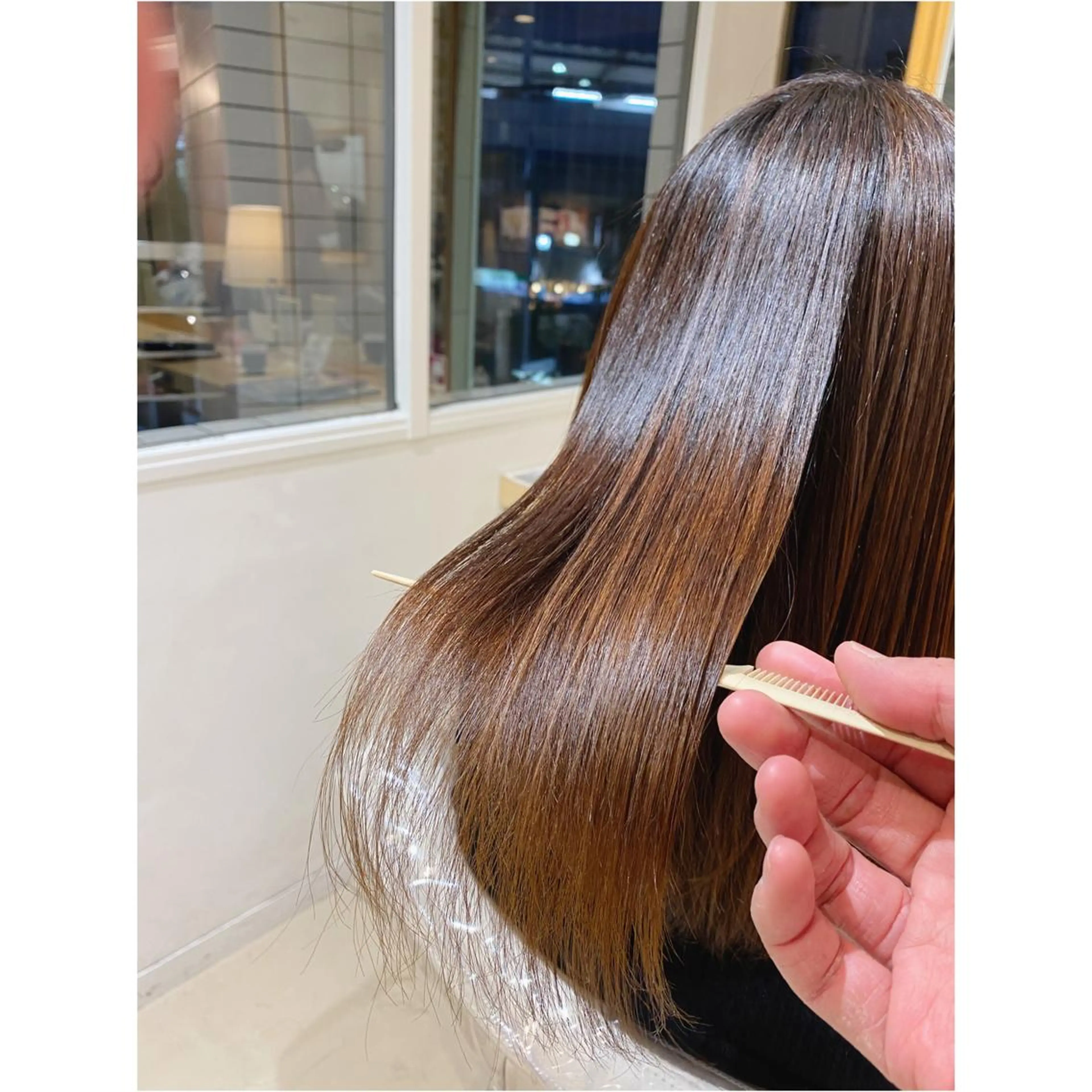 ロング カット ヘアカラー トリートメント ヘッドスパ 髪質改善/透感カラー 山下輝人のヘアスタイル