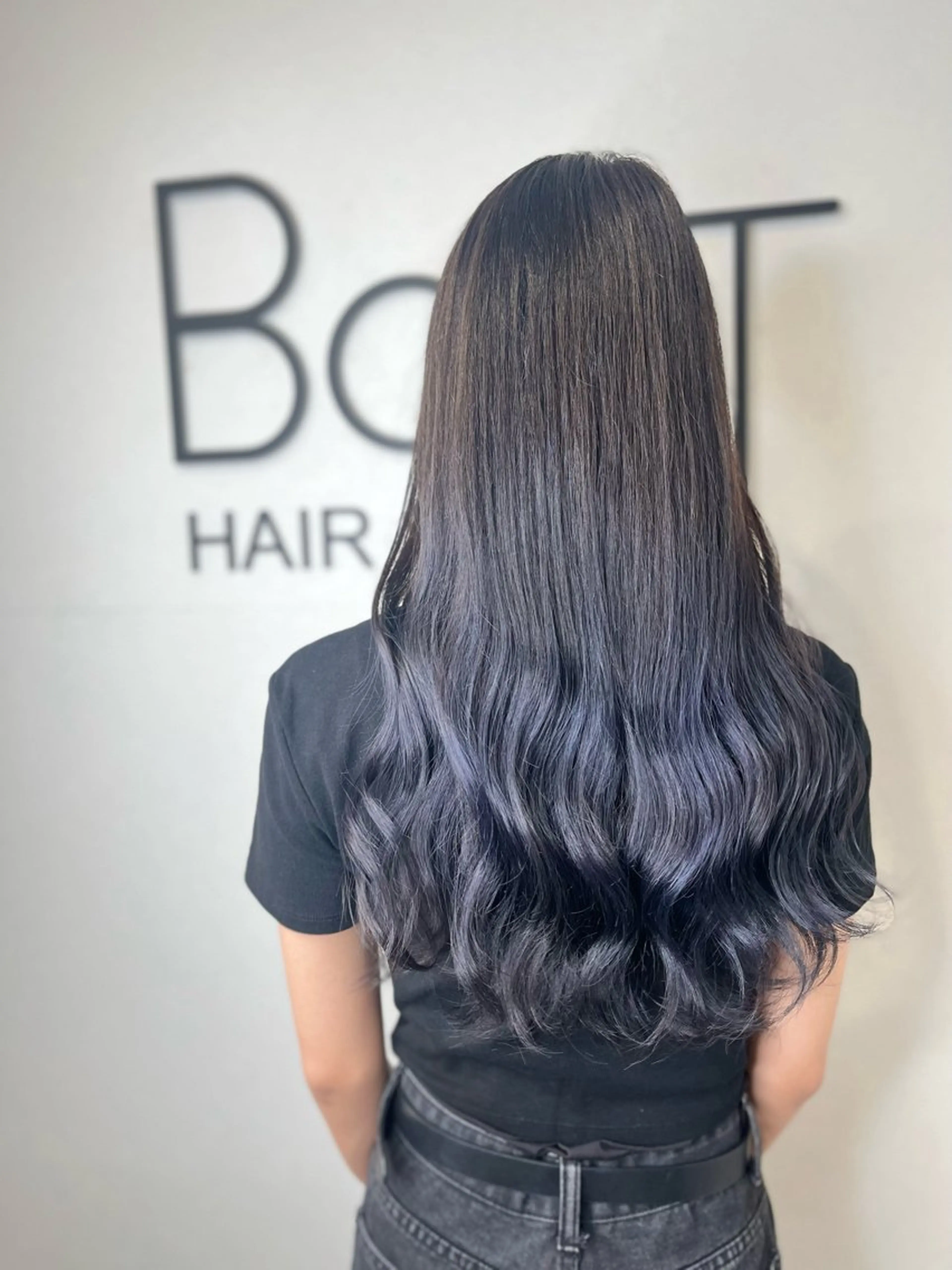 ロング カラー ヘアカラー トリートメント DEST ゆりかのヘアスタイル