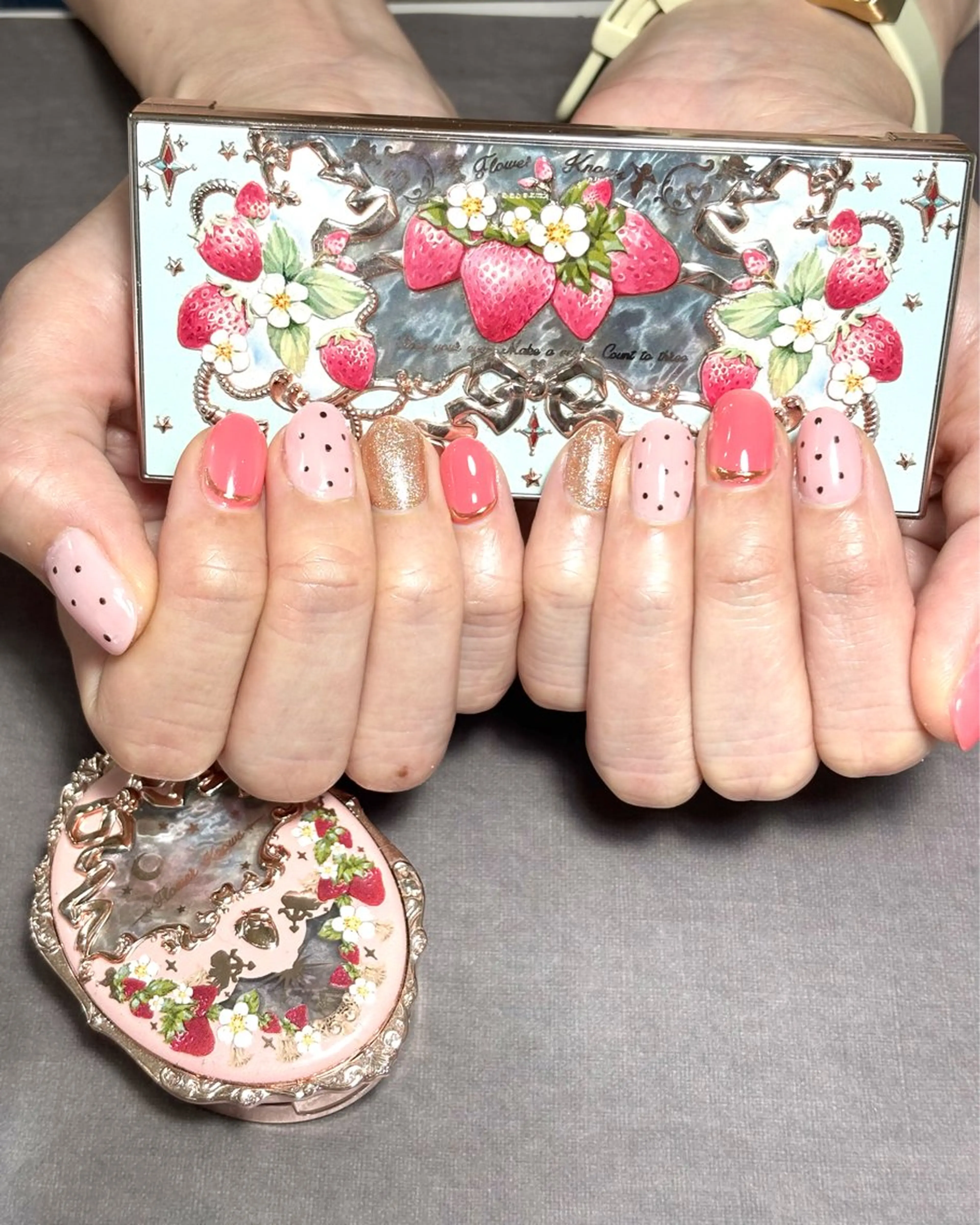 ネイル ピンク 春ネイル Nail&Spa SeaGlass所属・SeaGlass tomoのネイルデザイン