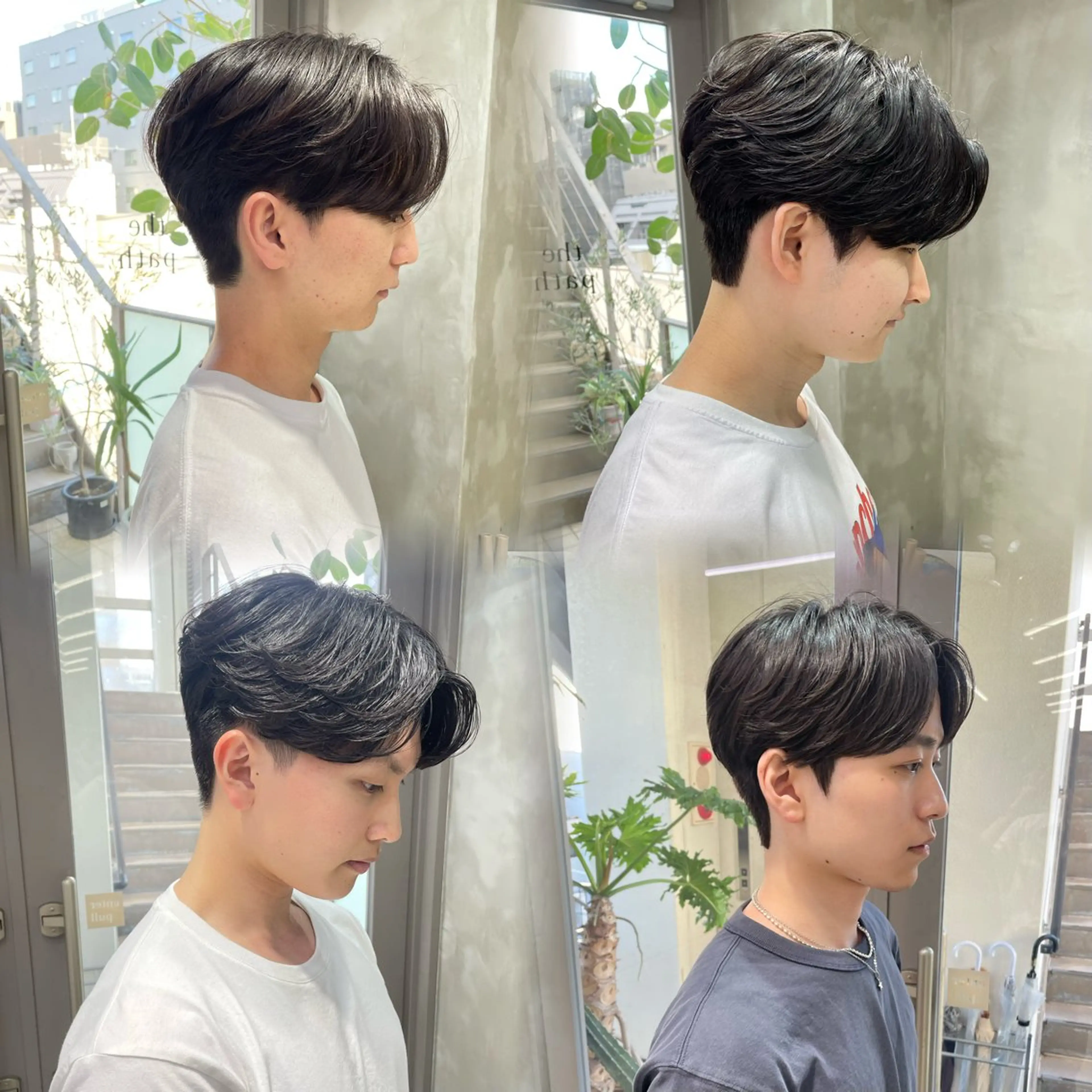 パーマ メンズ ダウンパーマ メンズ韓国風 メンズパーマ カット パーマ the path shogo🌻のヘアスタイル