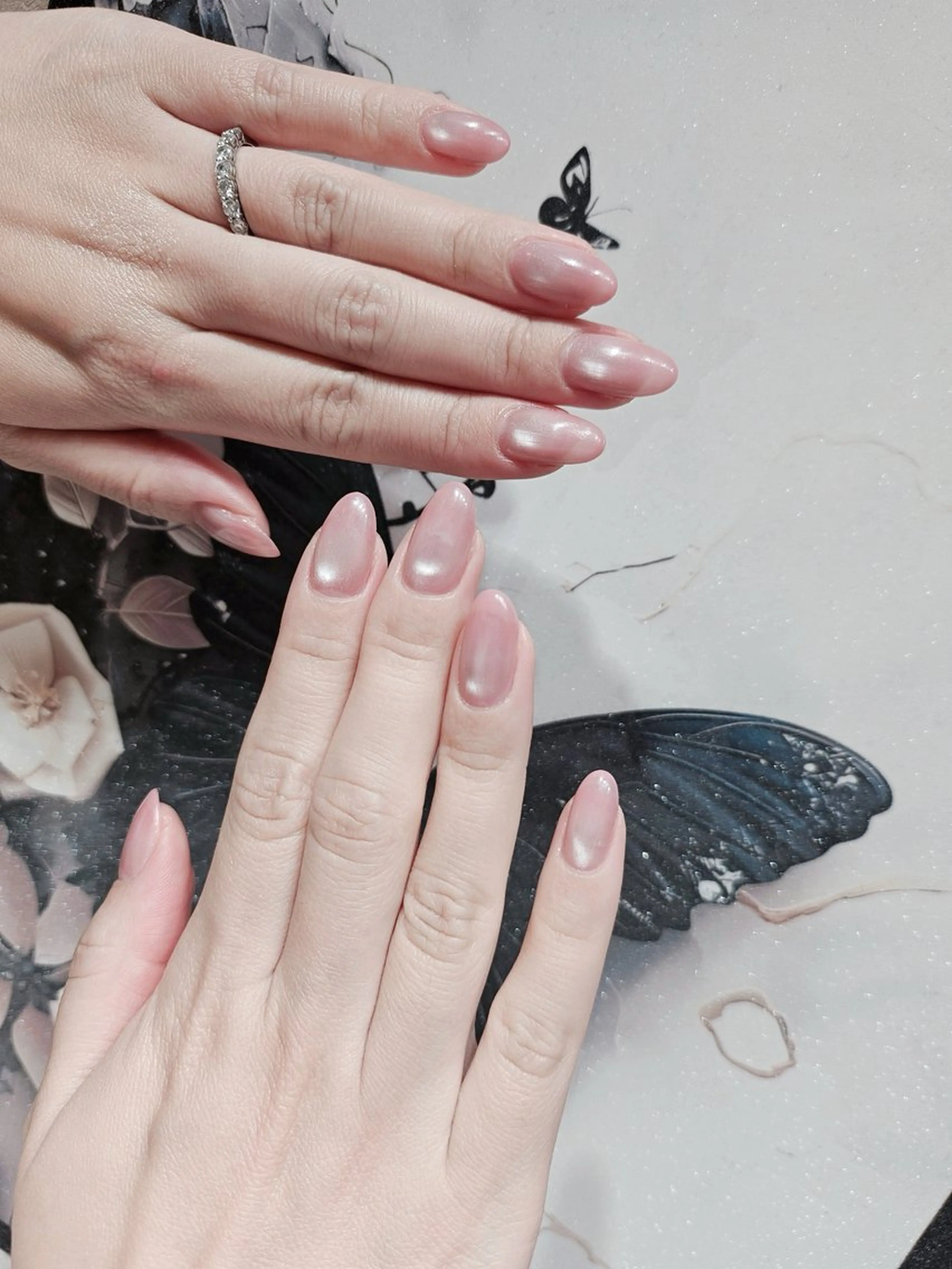 ネイル アートネイル フットネイル ジェルネイル ハート マグネットネイル My nail所属・babarla Nailのネイルデザイン