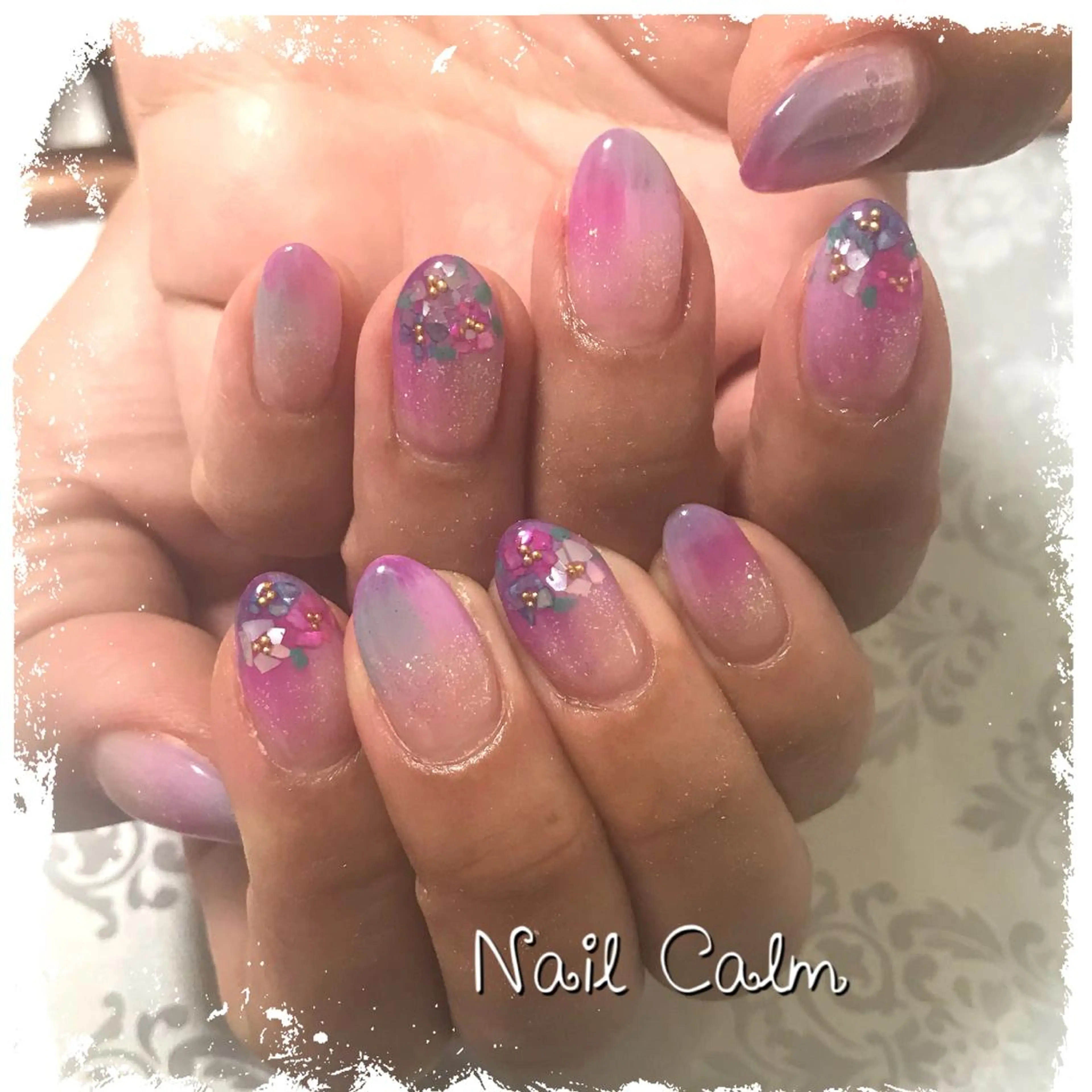 ネイル アートネイル ハンドネイル Nail Calm所属・プライベートサロン Calmのネイルデザイン
