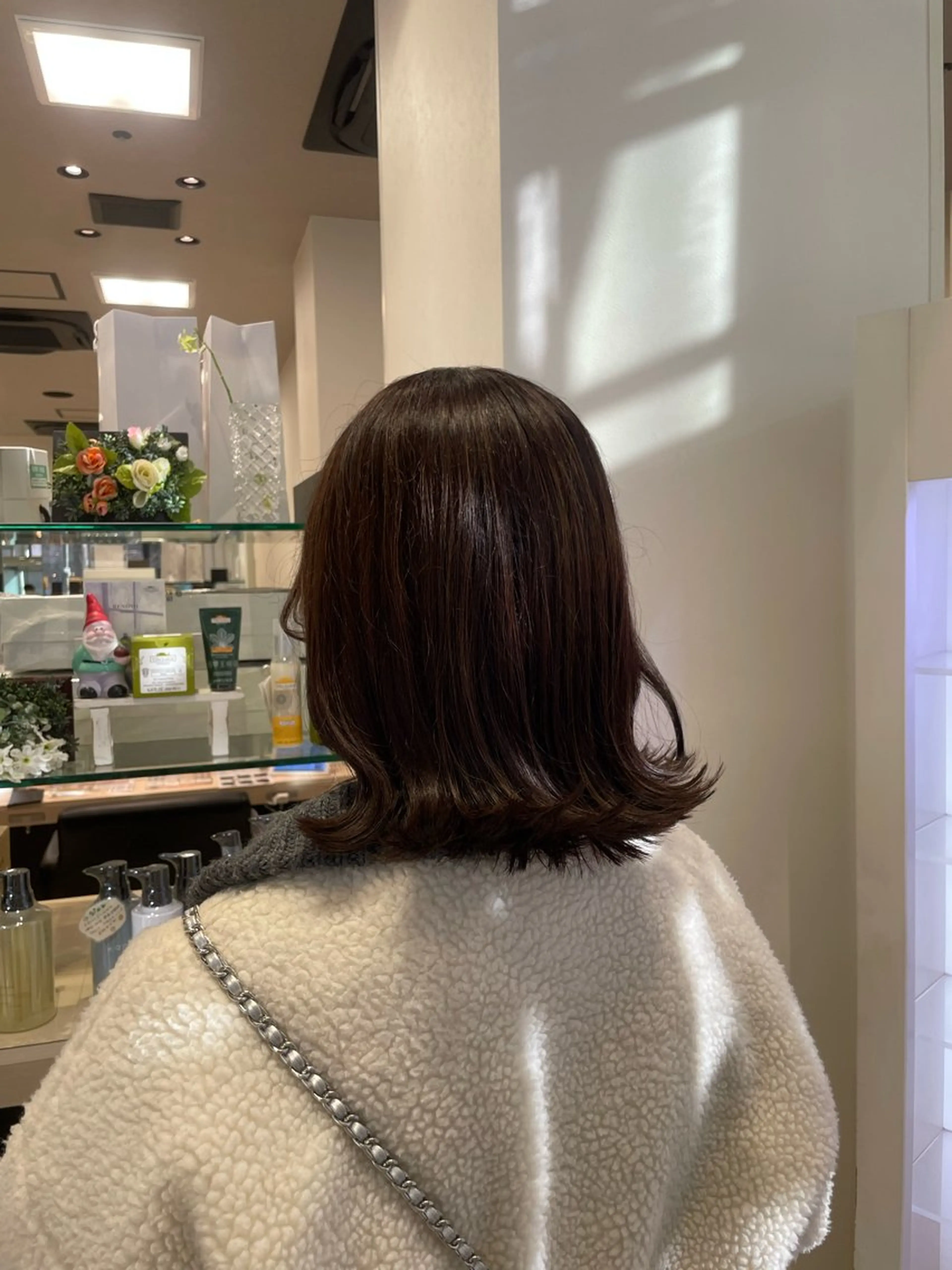 ミディアム カラー ヘアカラー クロスパーマ/うる艶 カラー/Kurumiのヘアスタイル