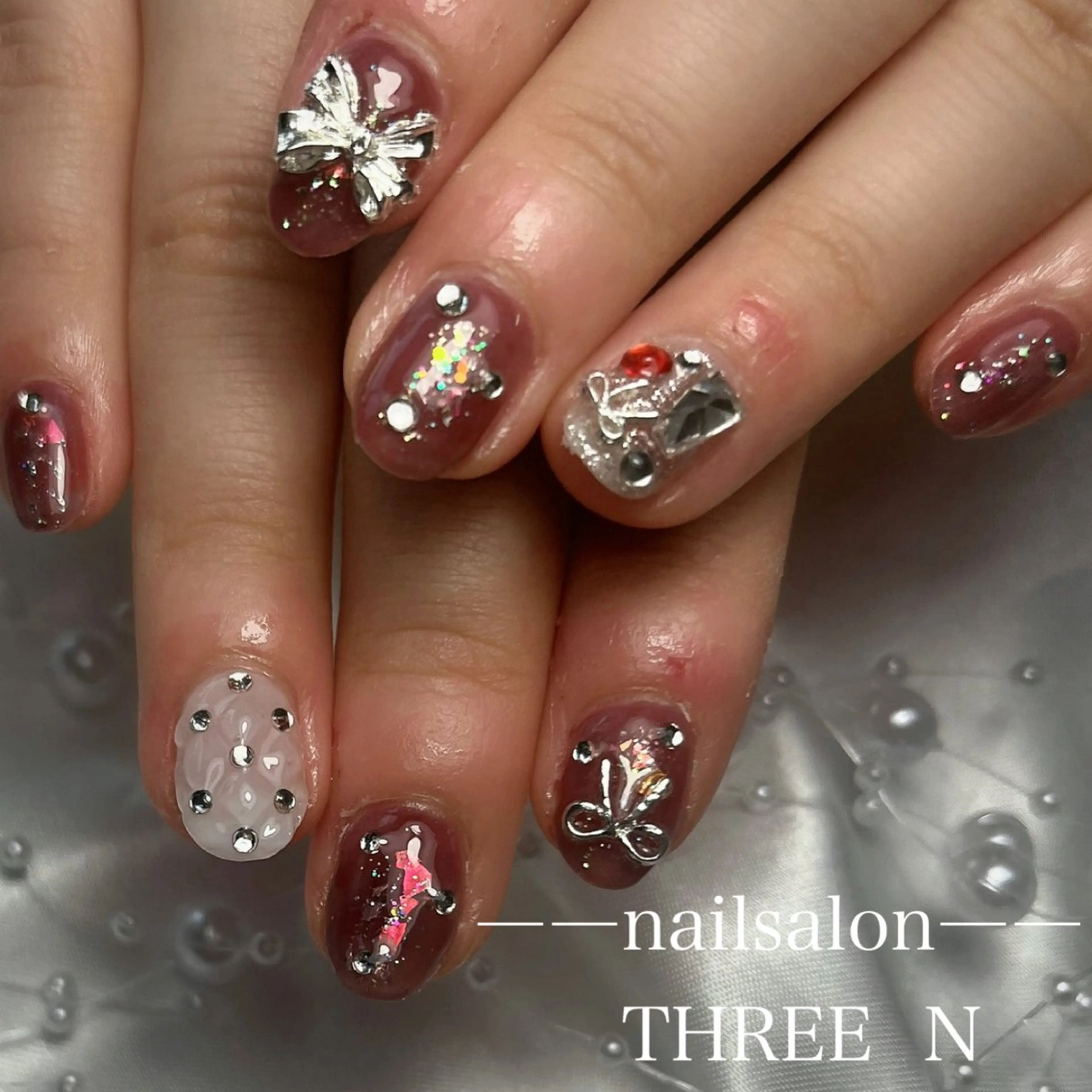 ネイル ハンドネイル Nail Salon THREE  Nのネイルデザイン