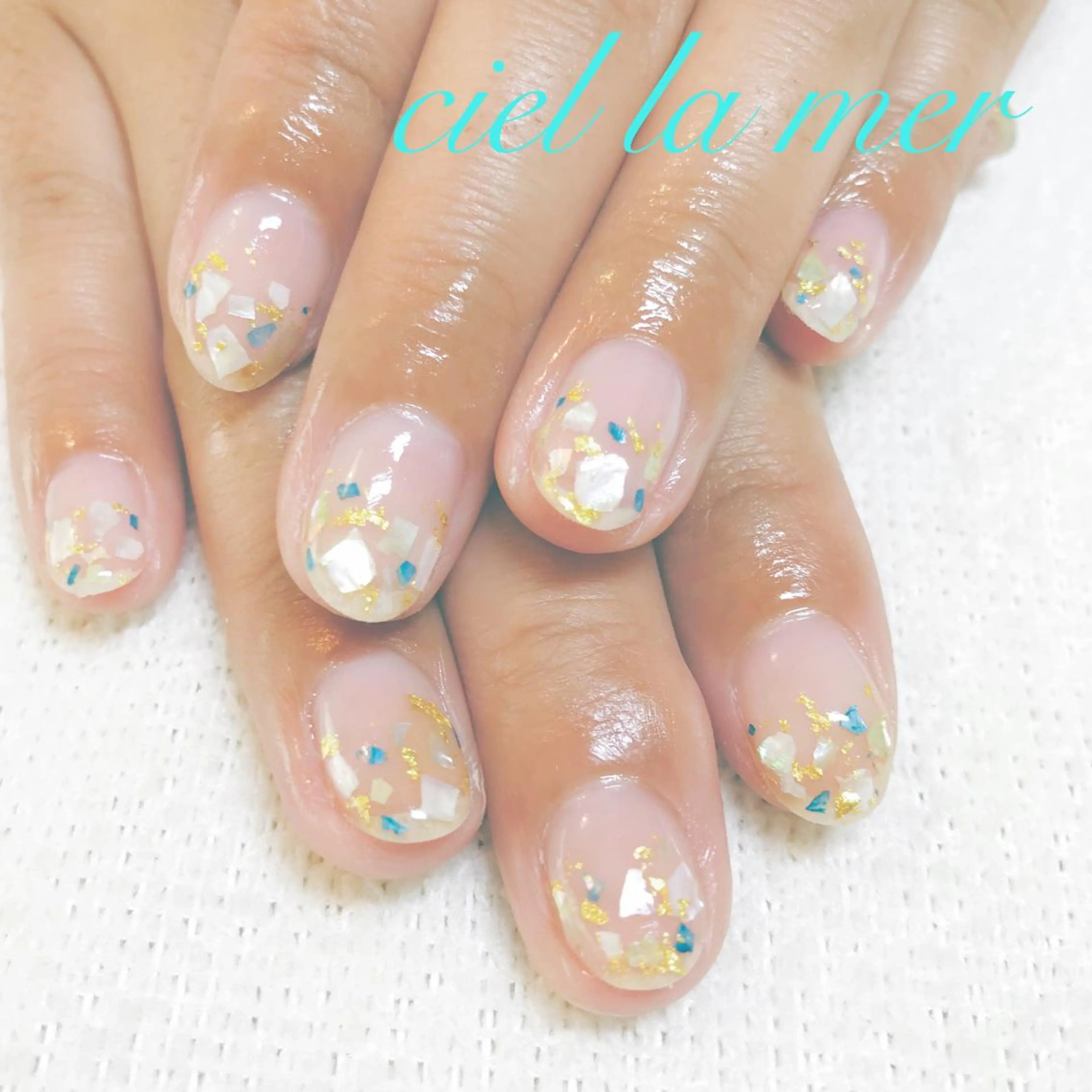 ネイル ハンドネイル フットネイル ciel la merのネイルデザイン