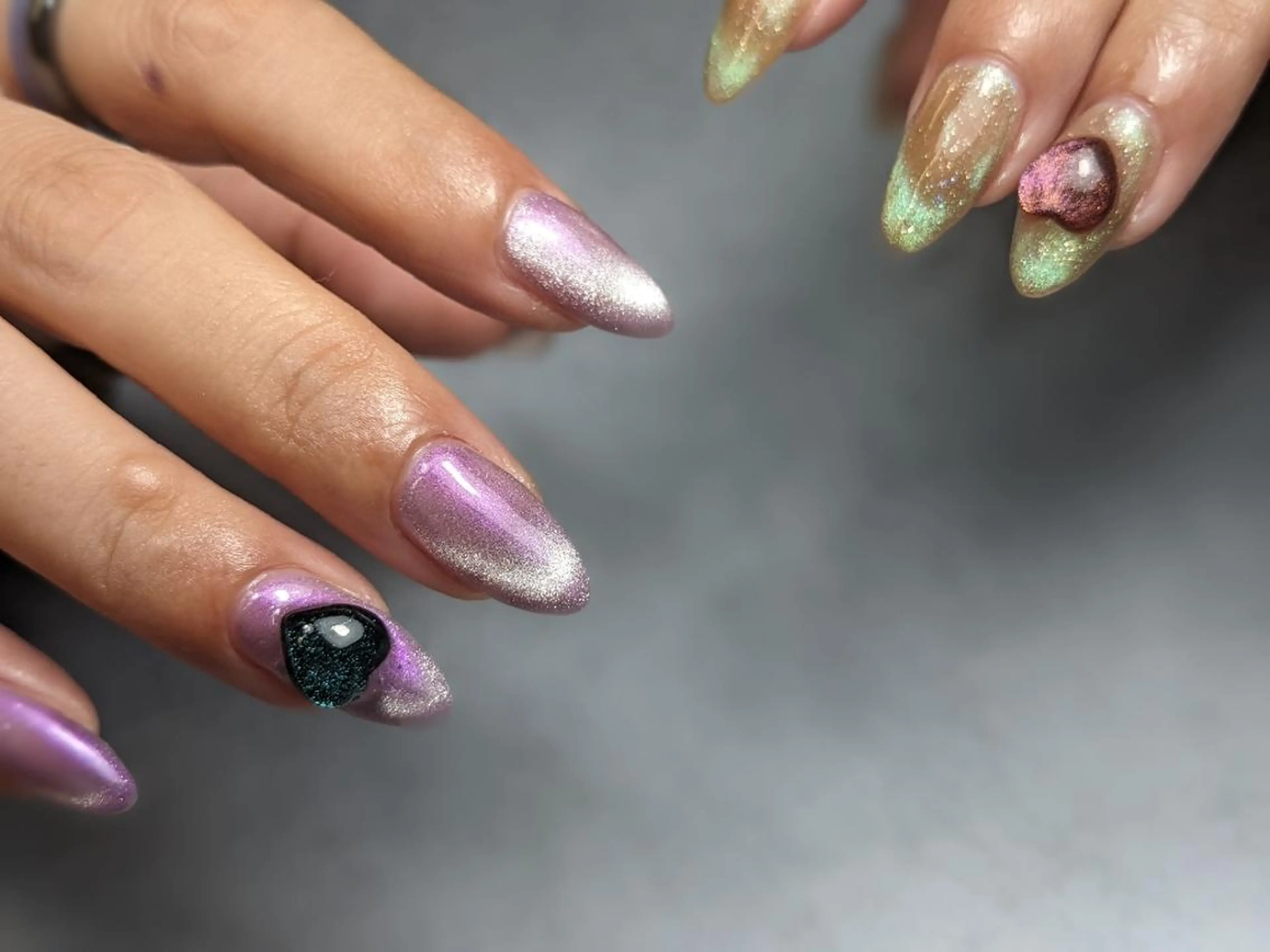 ネイル マグネットネイル ハンドネイル Nail SIRANGANAのネイルデザイン