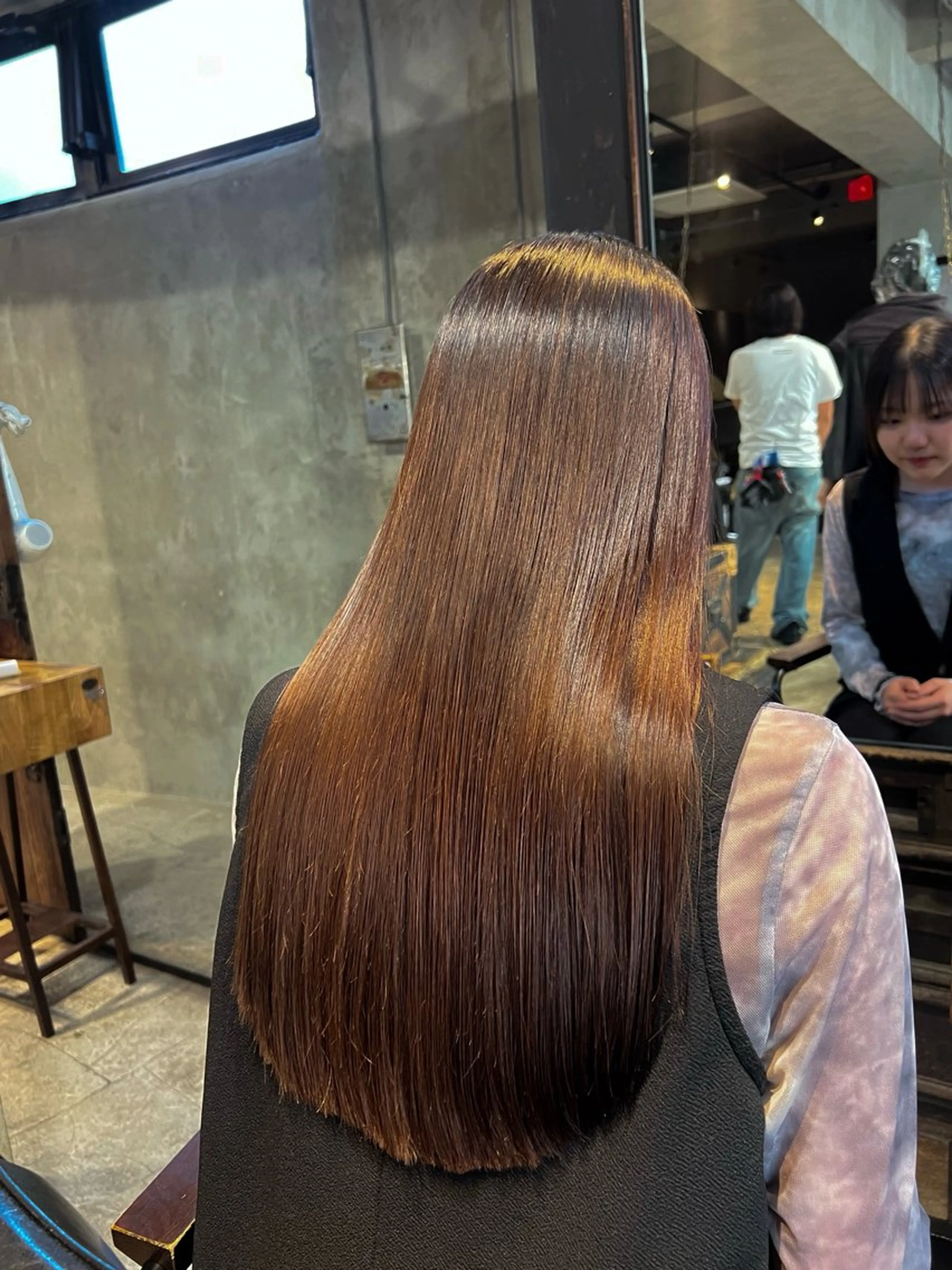 ロング ヘアアレンジ ロング 縮毛矯正 カット 縮毛矯正 トリートメント 秋カラー/艶髪矯正 🪐takushiのヘアスタイル