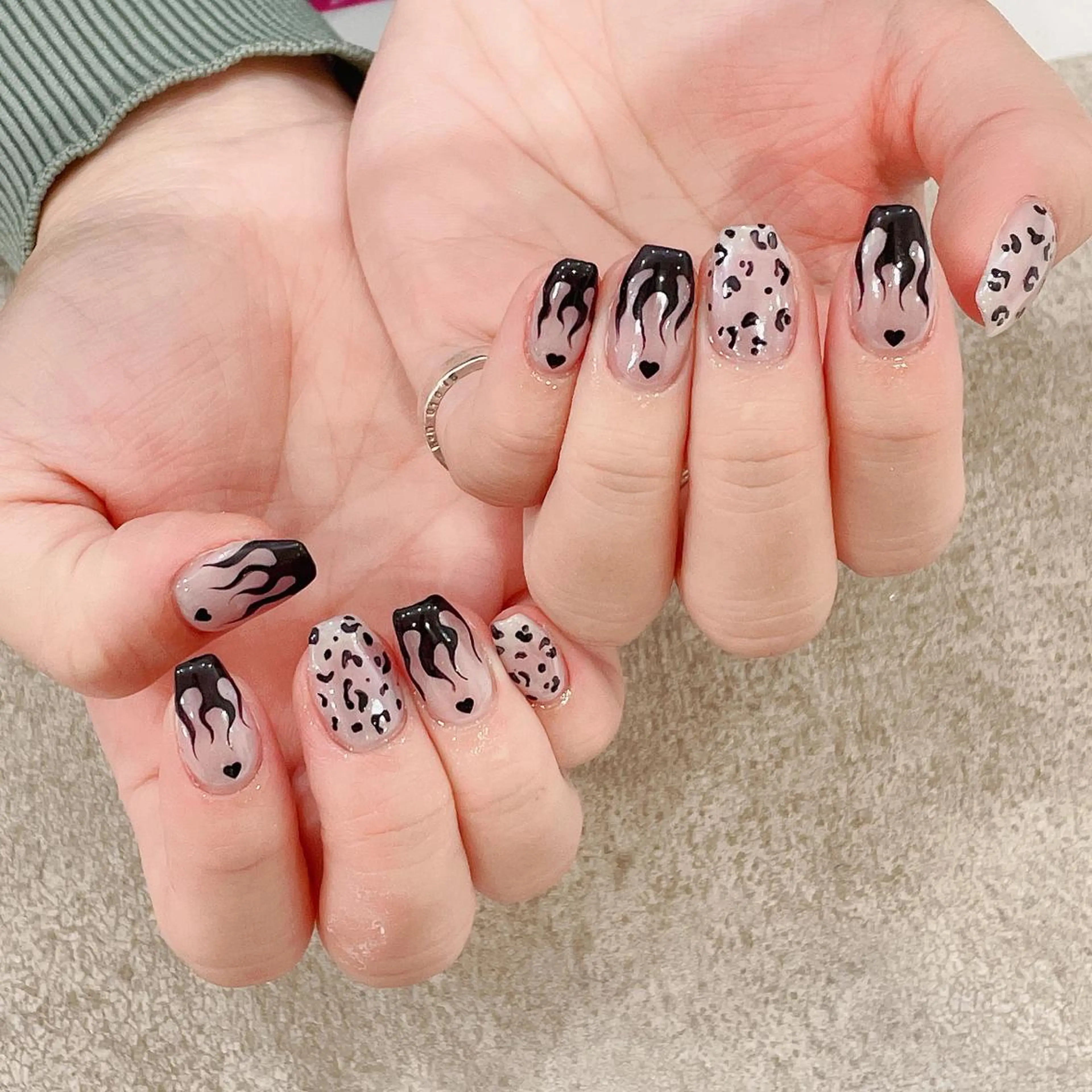 ミディアム ネイル cho nailのネイルデザイン