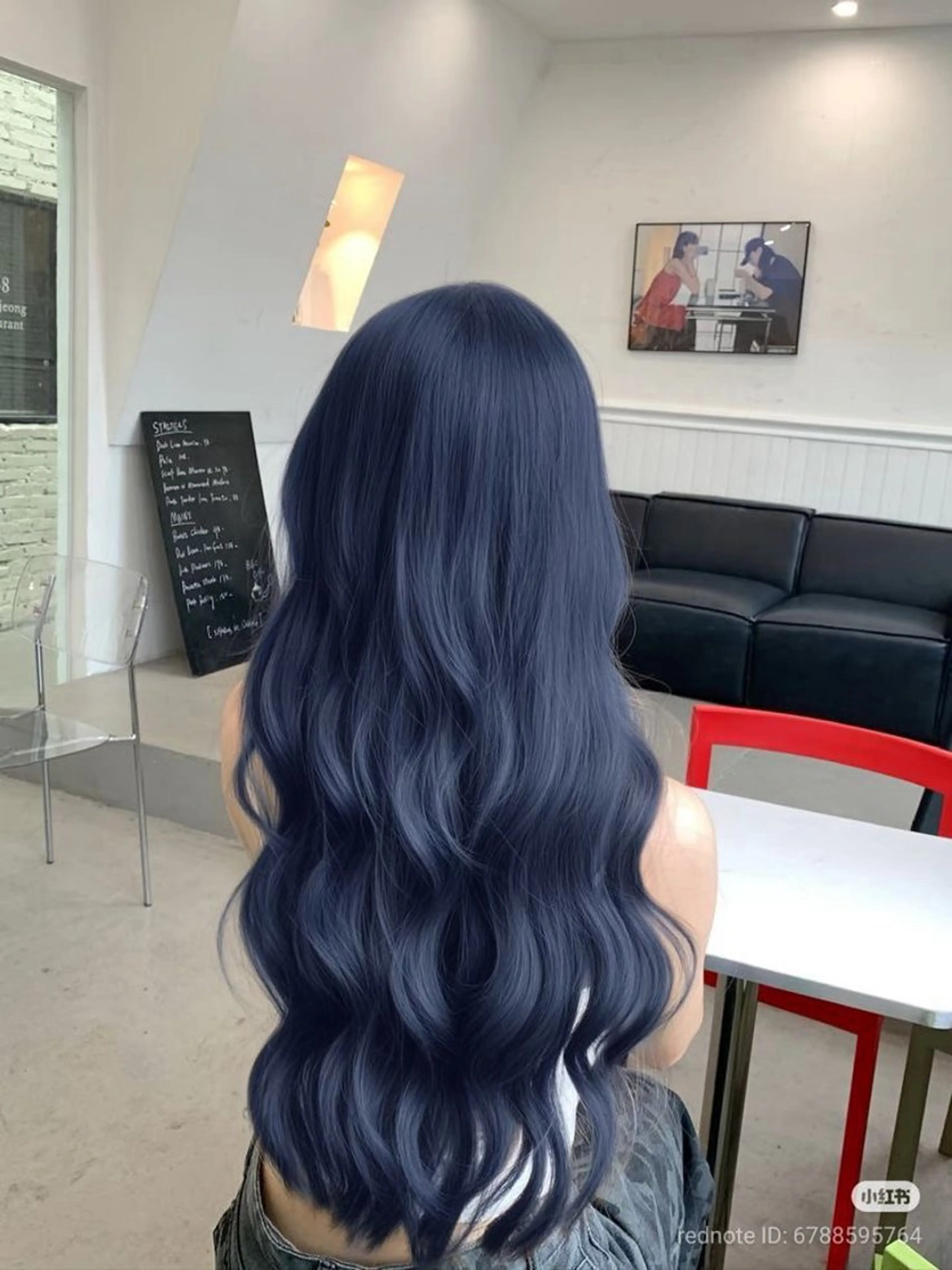 ロング カラー 韓国トレンド寒色💍 ayana💍のヘアスタイル
