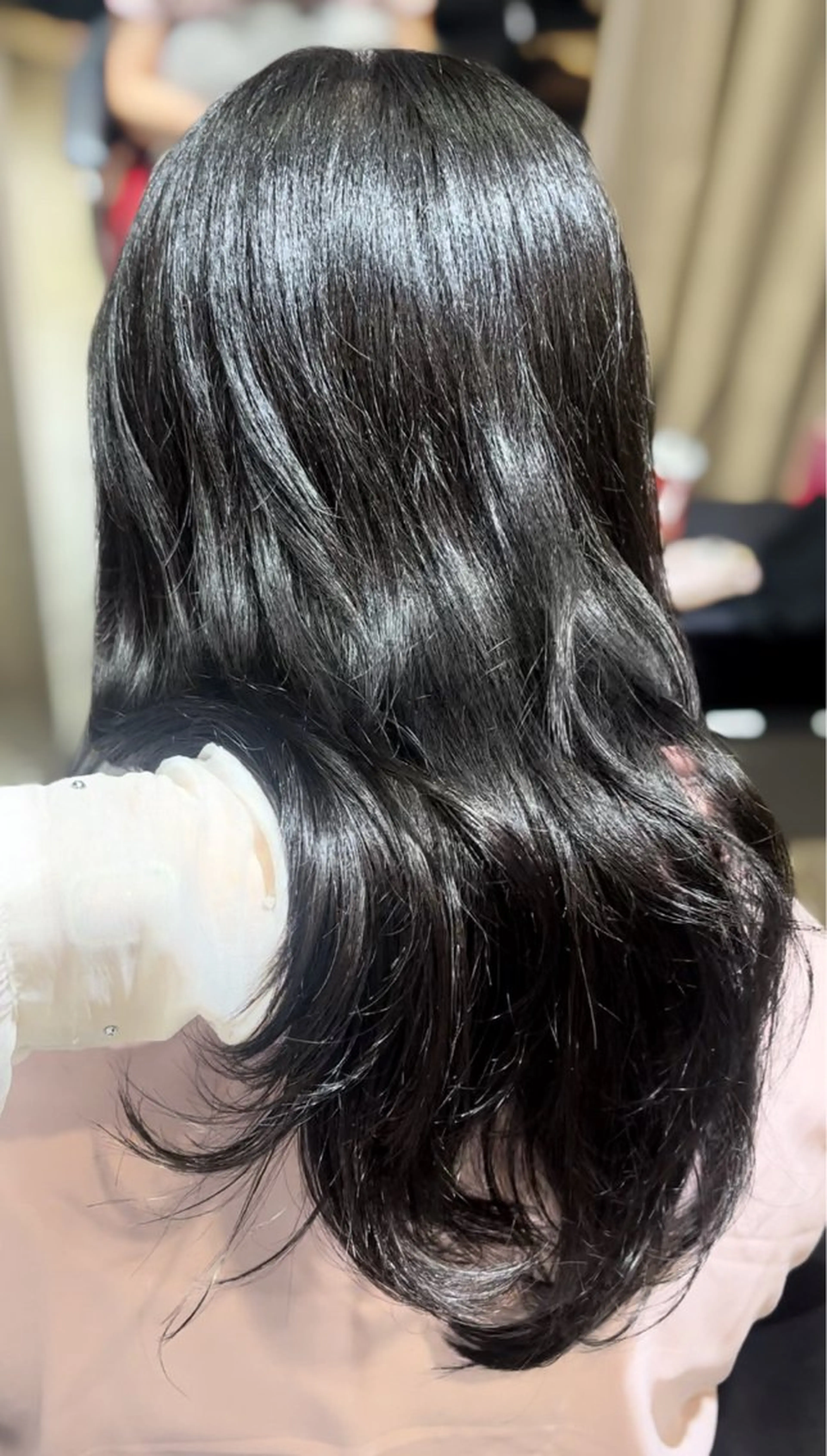 カラー 韓国メンズ特化 ダウン・毛流れパーマのヘアスタイル