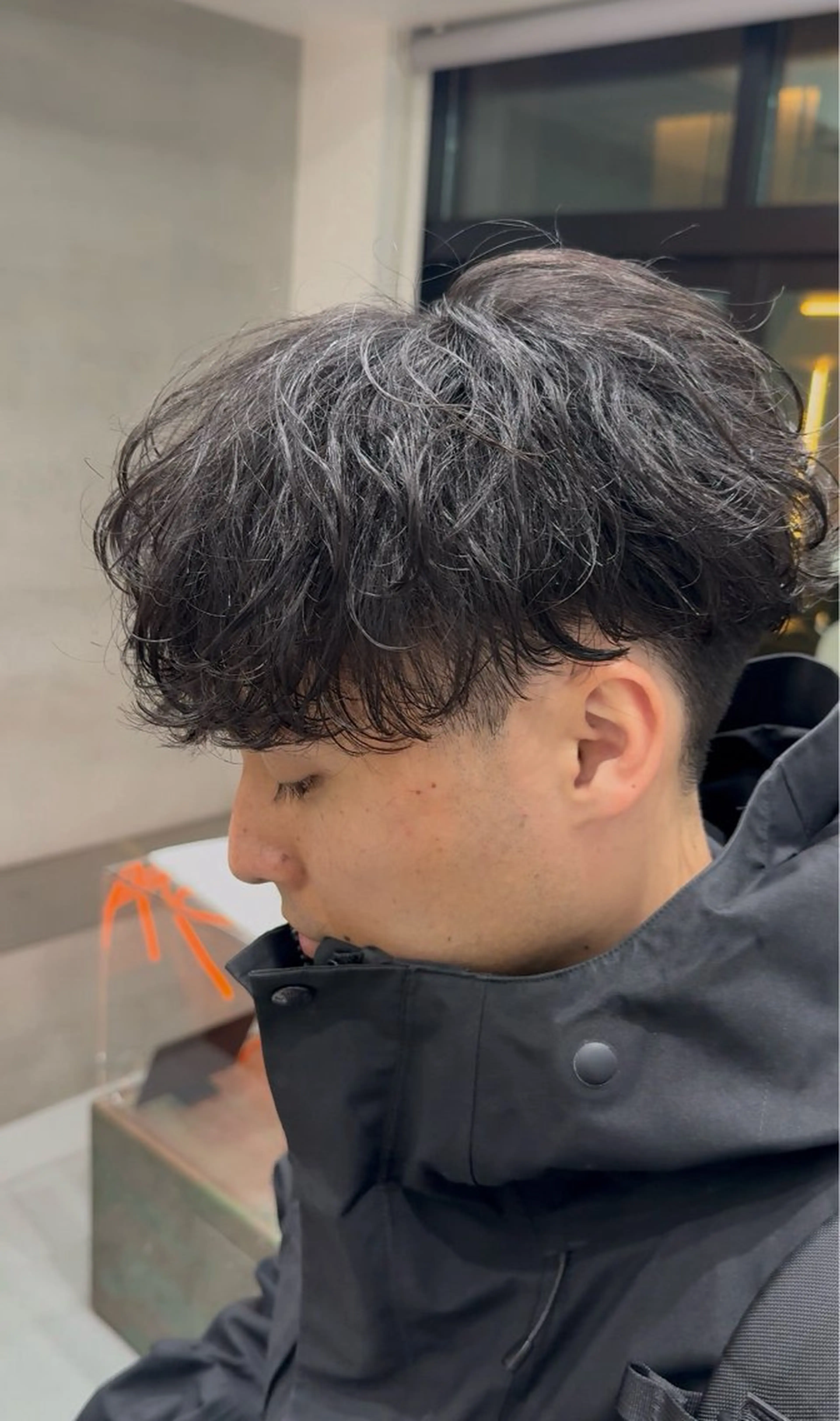 パーマ メンズ カット パーマ トリートメント 当日予約⭕️ fifth渋谷太田のヘアスタイル